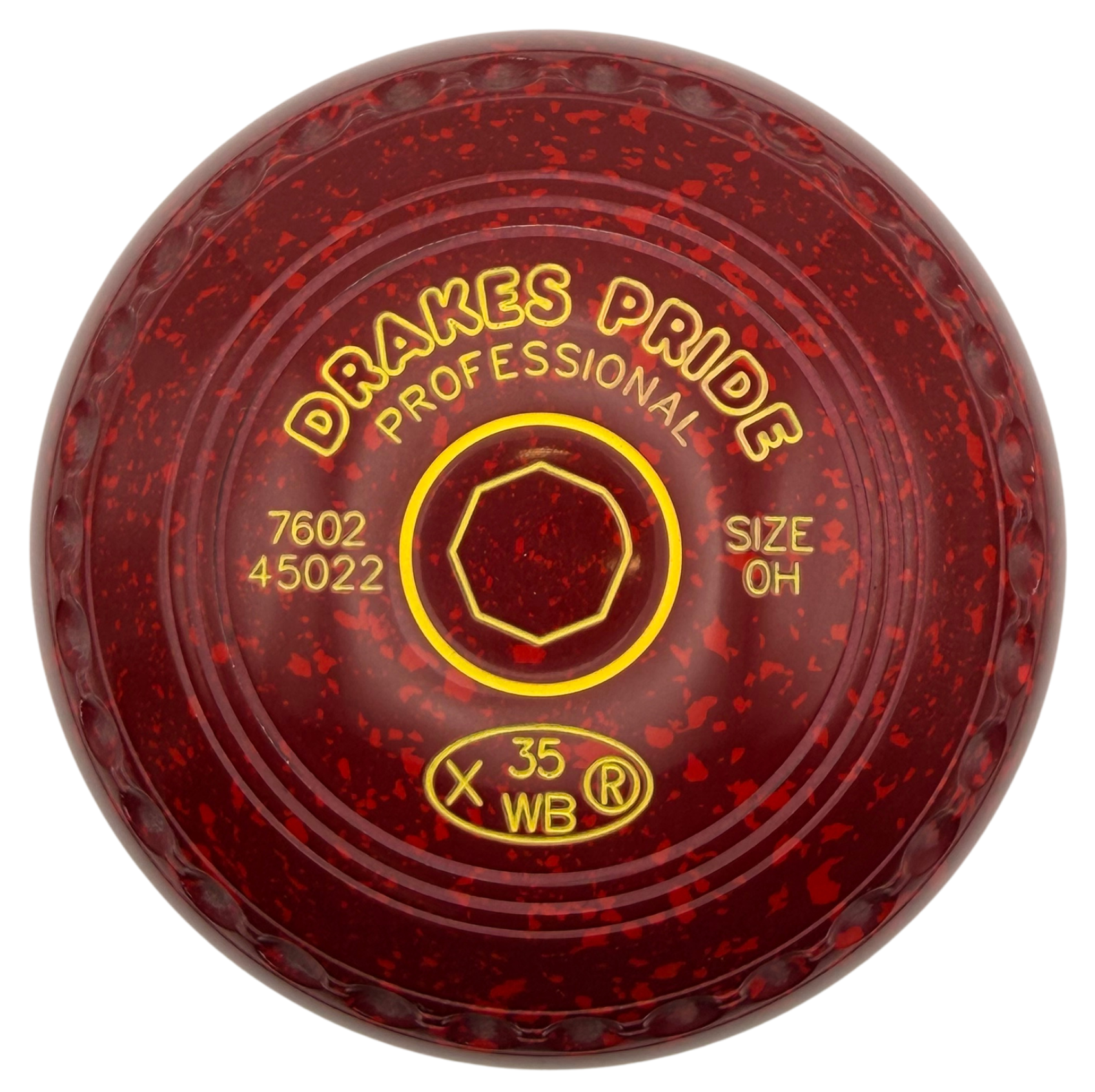Drakes Pride Professional 0H Maroon Red Geometric 17 Emblem Front