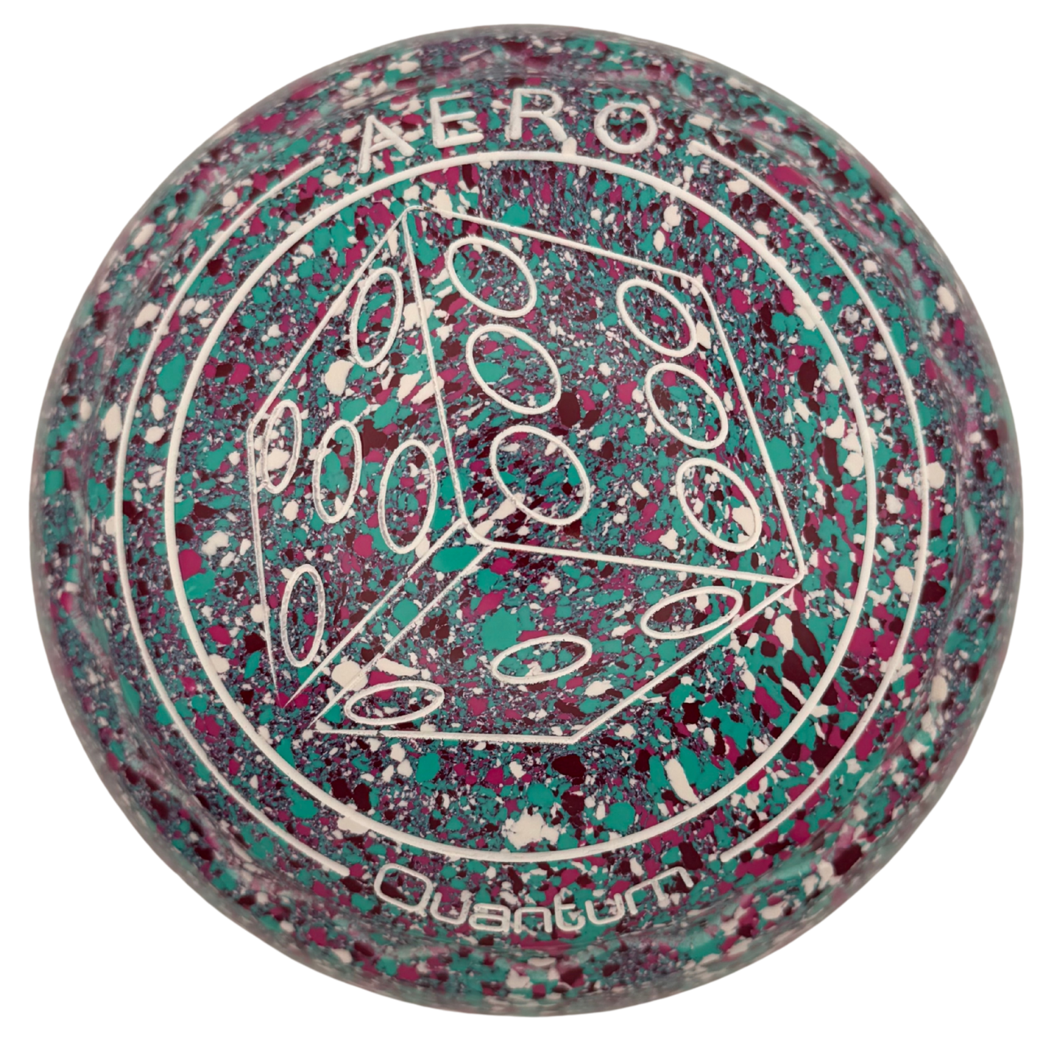 Aero Quantum 0H Confetti Dice Emblem Z-Scoop Grip Front