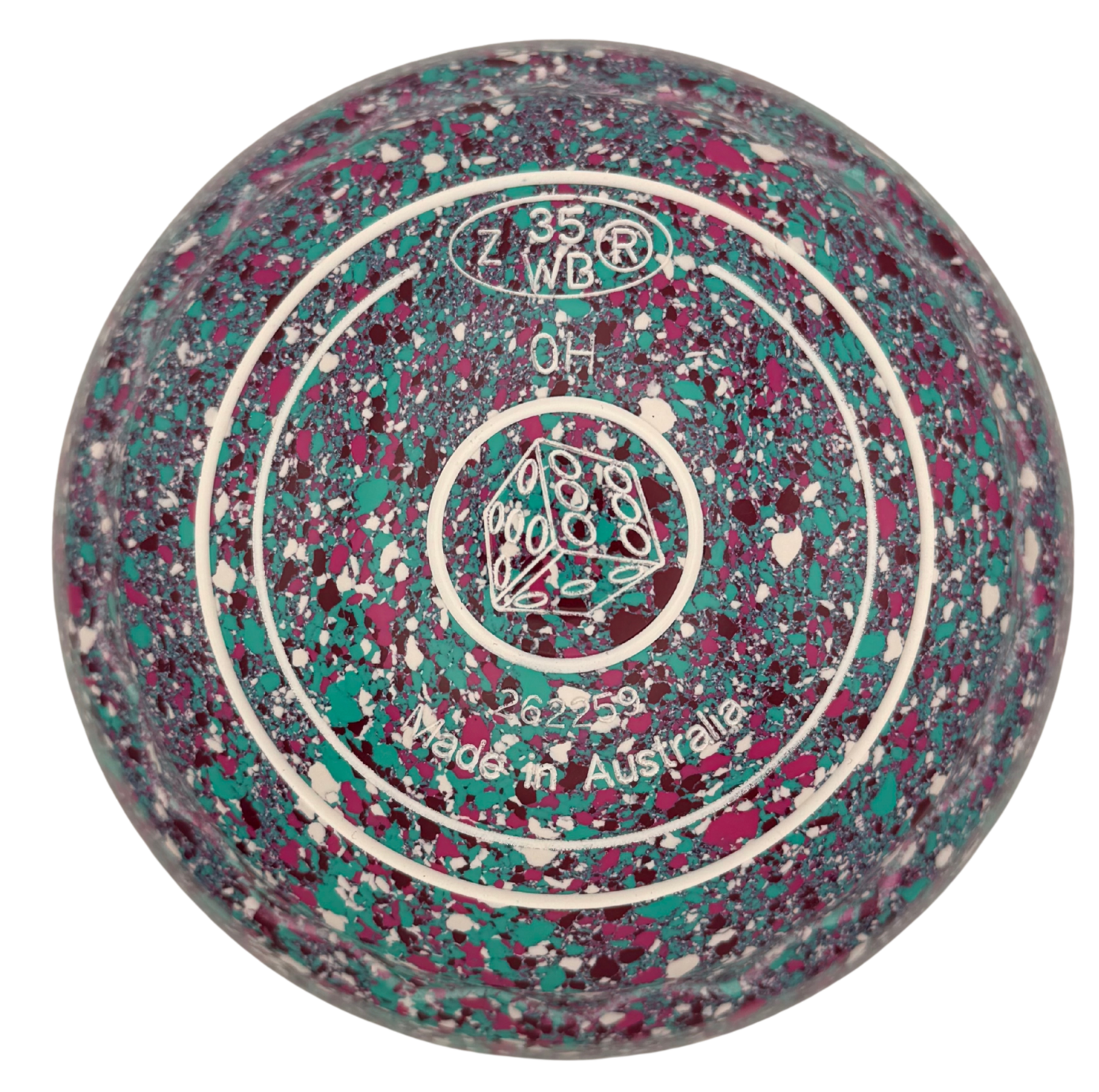 Aero Quantum 0H Confetti Dice Emblem Z-Scoop Grip Back