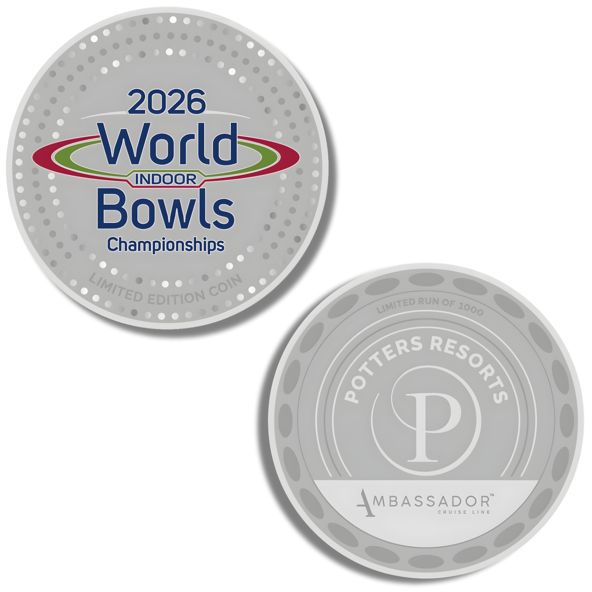 Potters Resorts Commemorative Coin: World Indoor Bowls Championships 2026