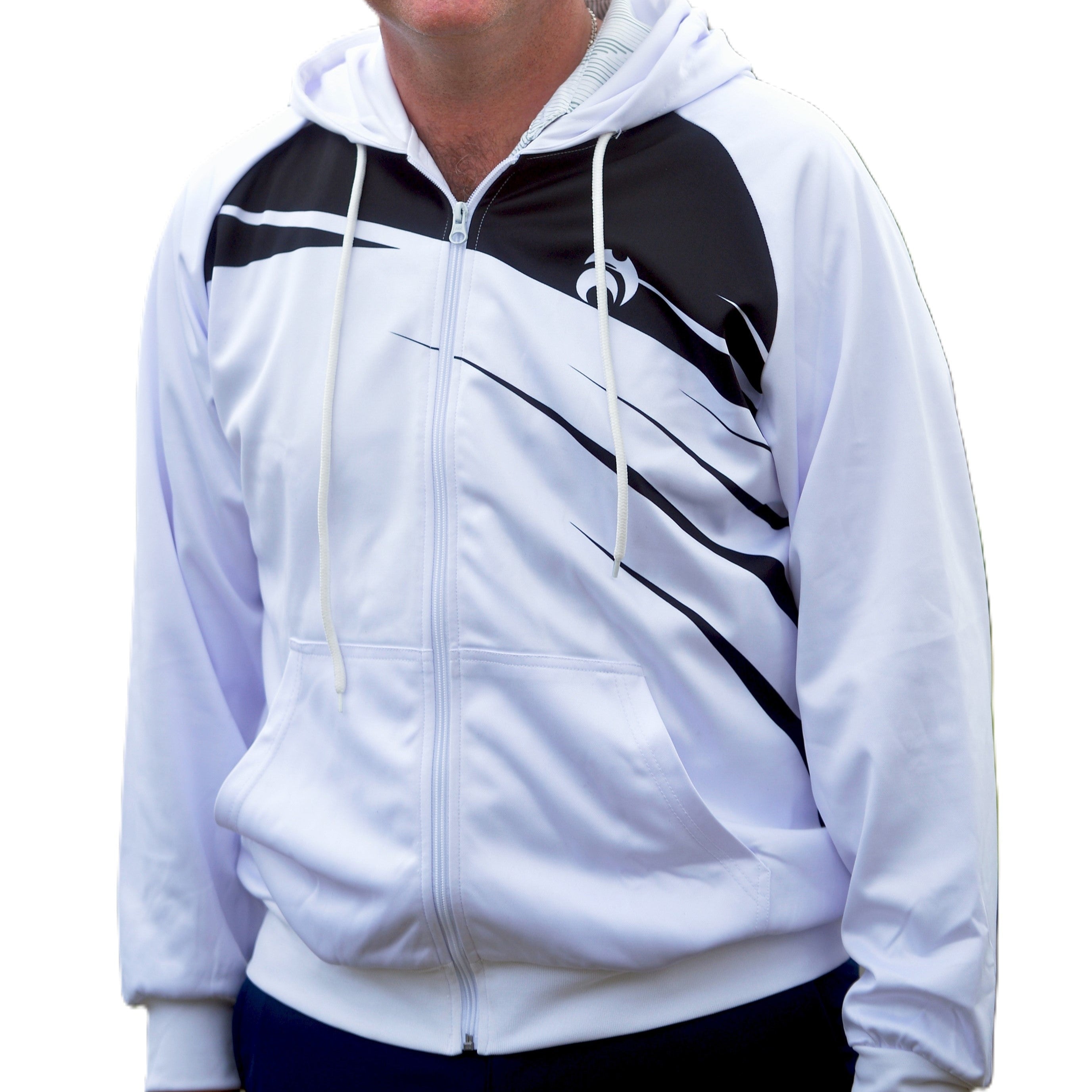 Henselite Full Zip Hoodie white
