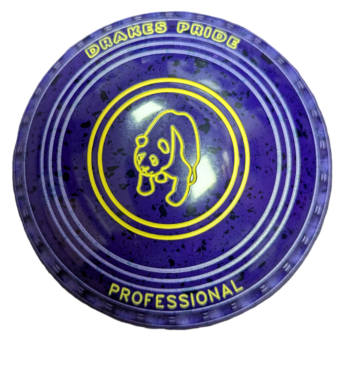 Drakes Pride Professional 0000H Purple Blue – Panda Emblem REAR
