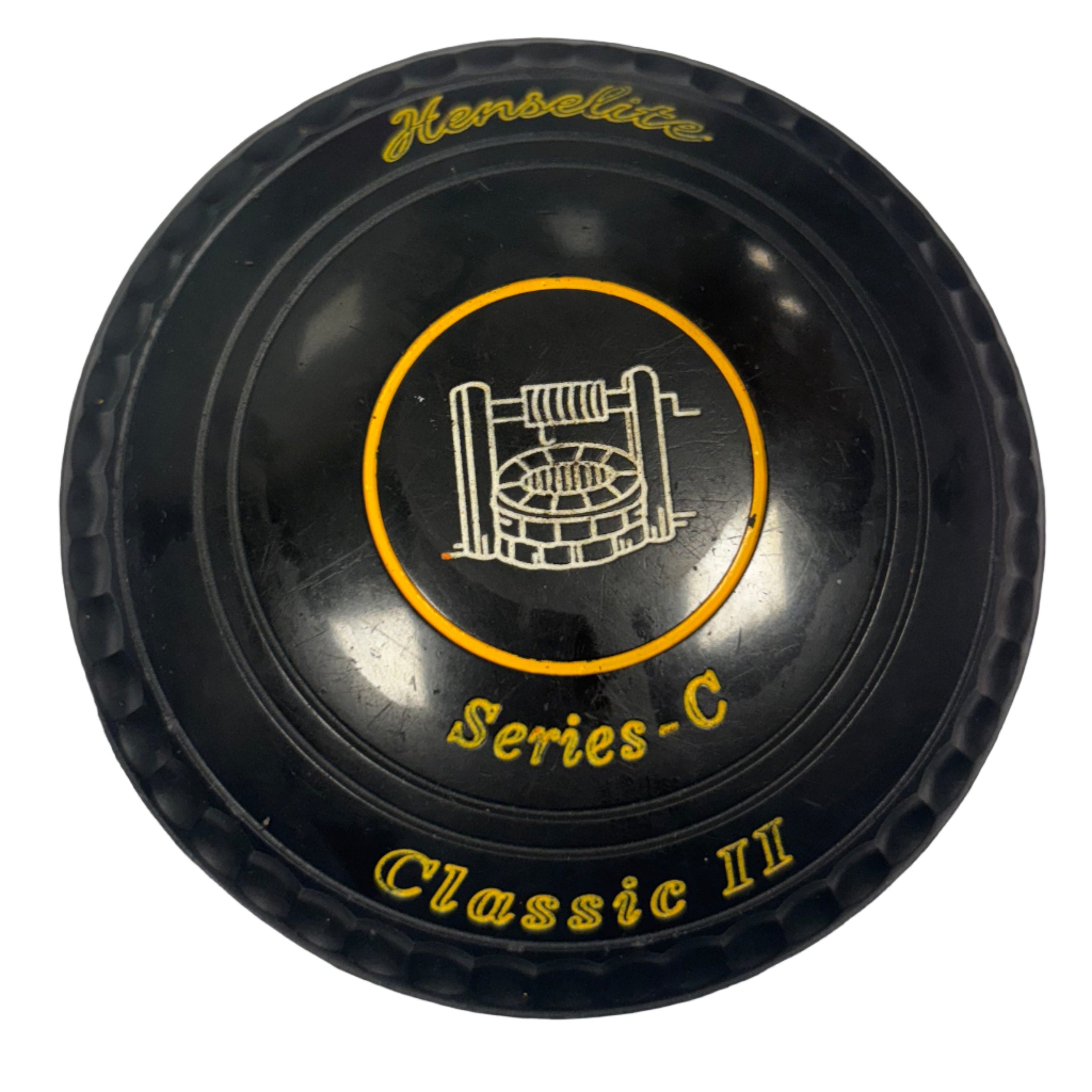 Henselite Classic II 0H Black Well Emblem WB19 Series C Grip Back