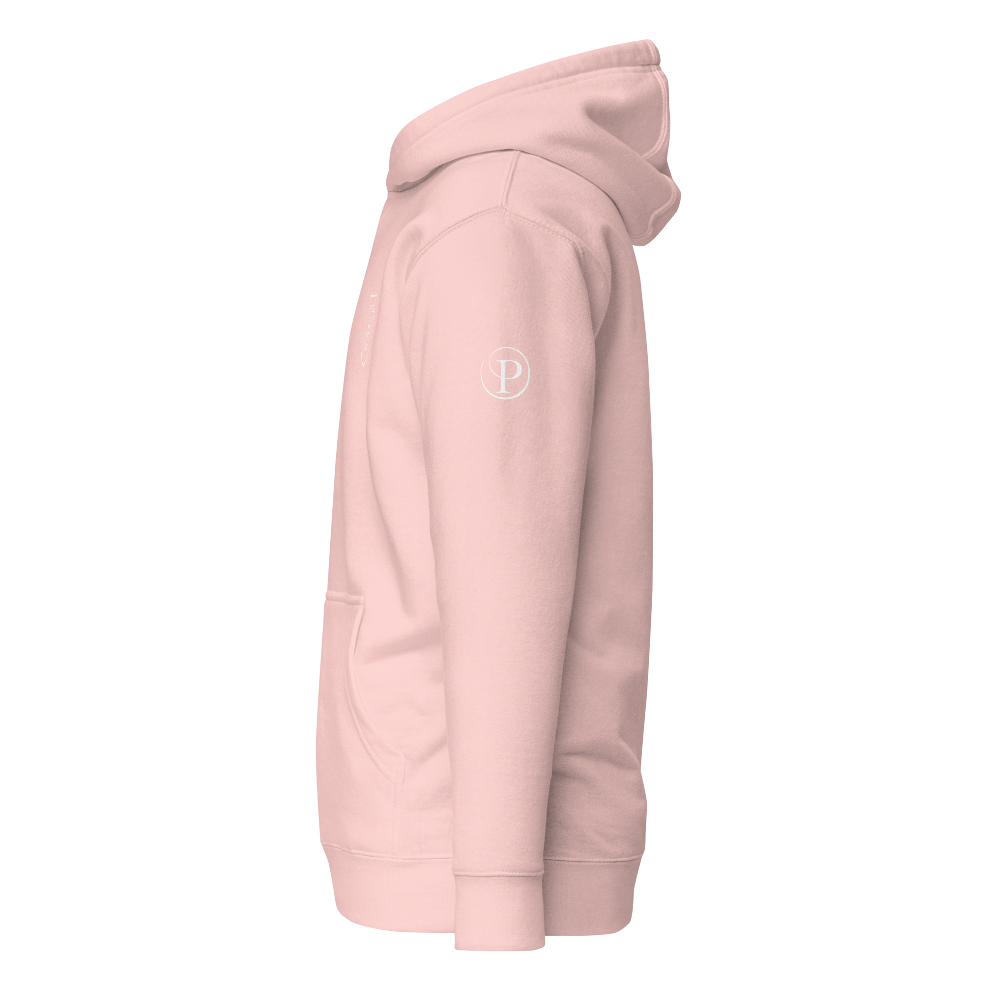 Black Friends Exclusive pullover hoodie with printed Friends crest and Potters P sleeve detail