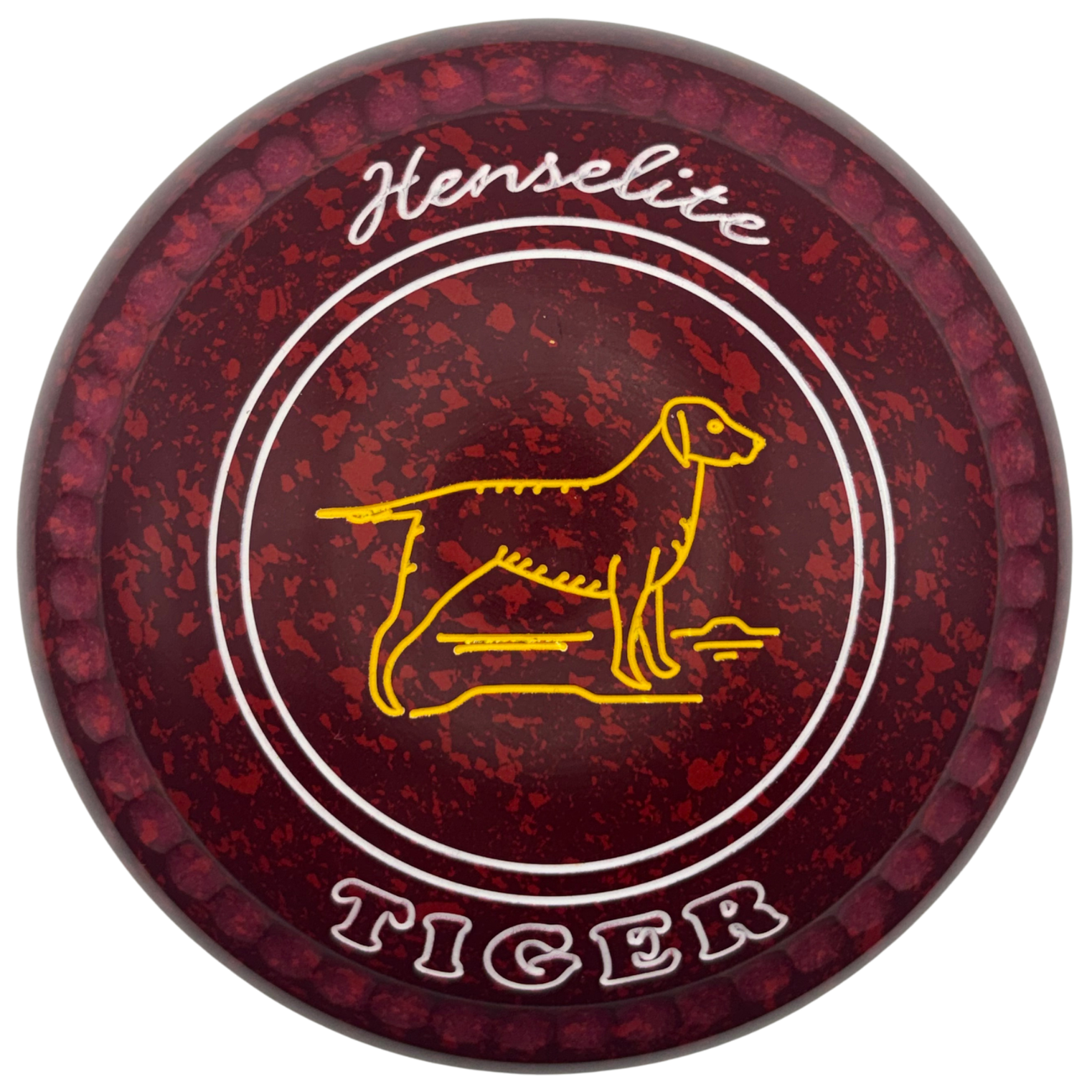 Henselite Tiger 3H Ruby Rich Dog Emblem back