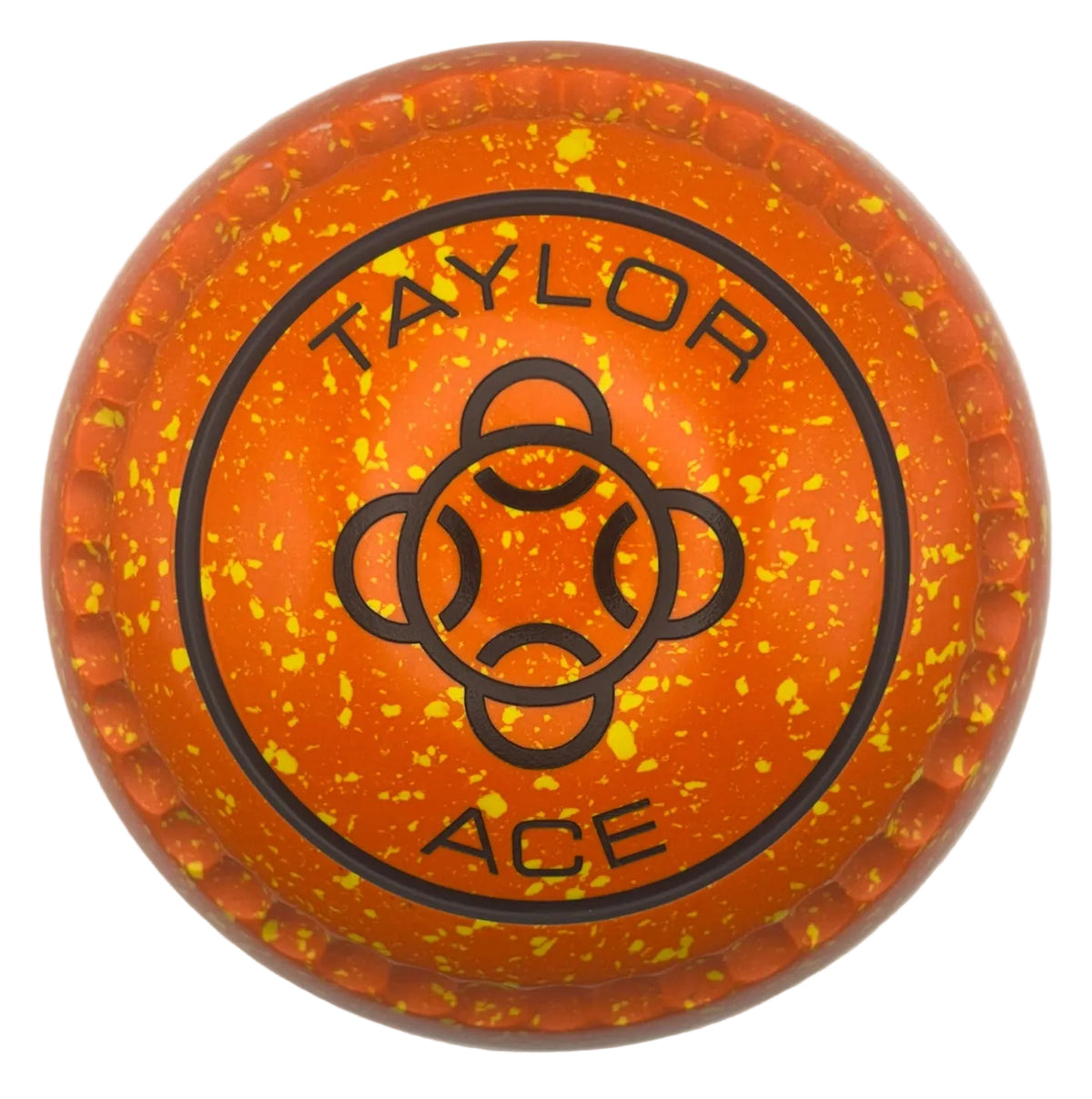 Taylor Ace 3H Amber Geo Circle Emblem Xtreme Grip Back