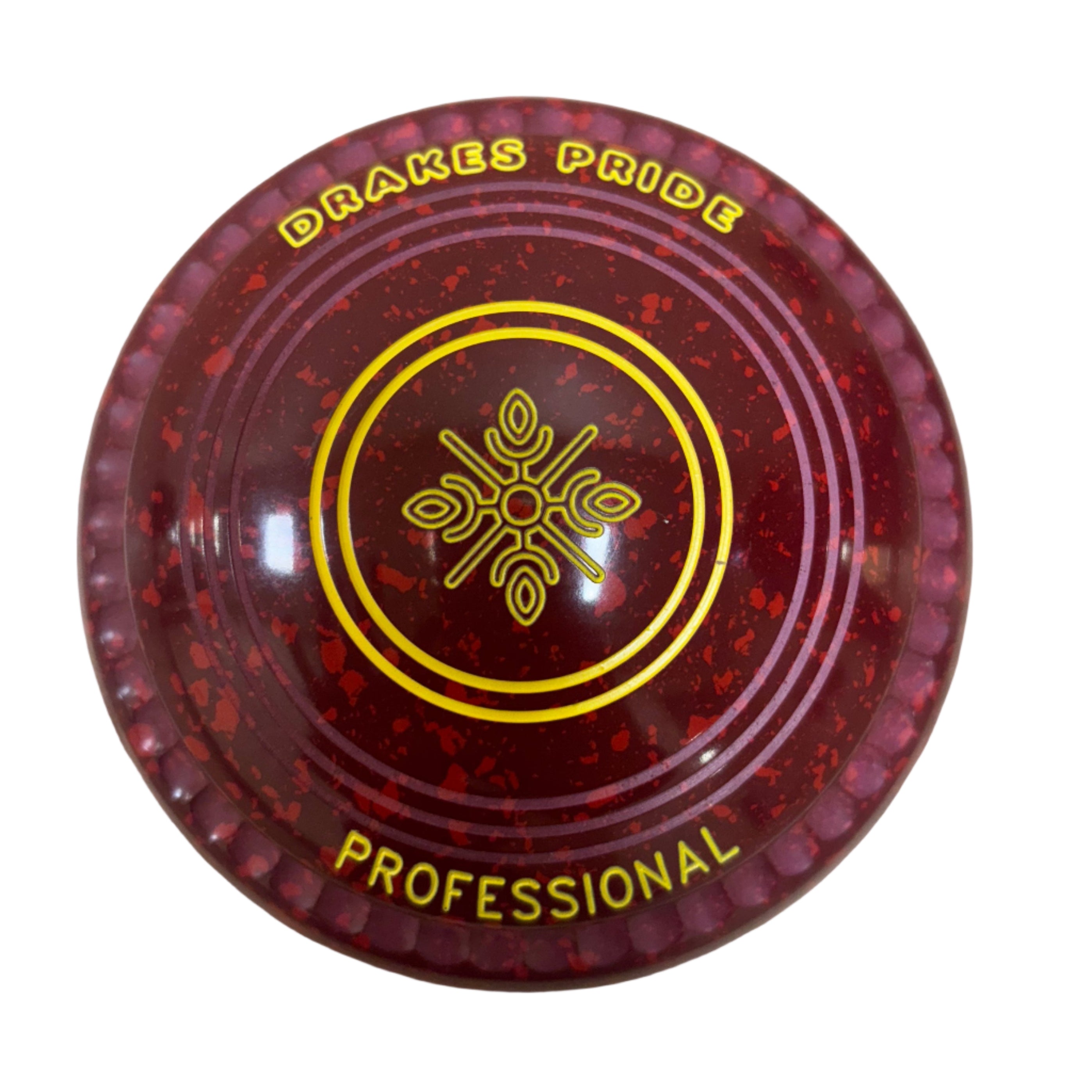 Drakes Pride Pro 50 2H Maroon Red Geometric Emblem Back