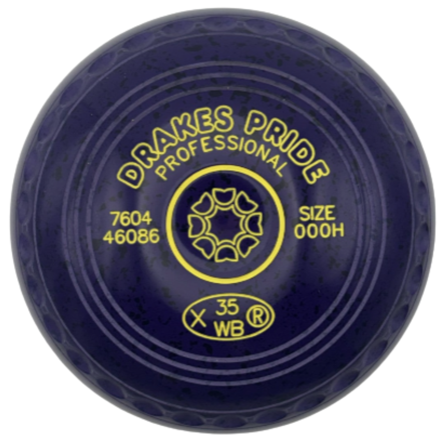 Drakes Pride Professional 000H Purple Blue Geometric Circle Emblem