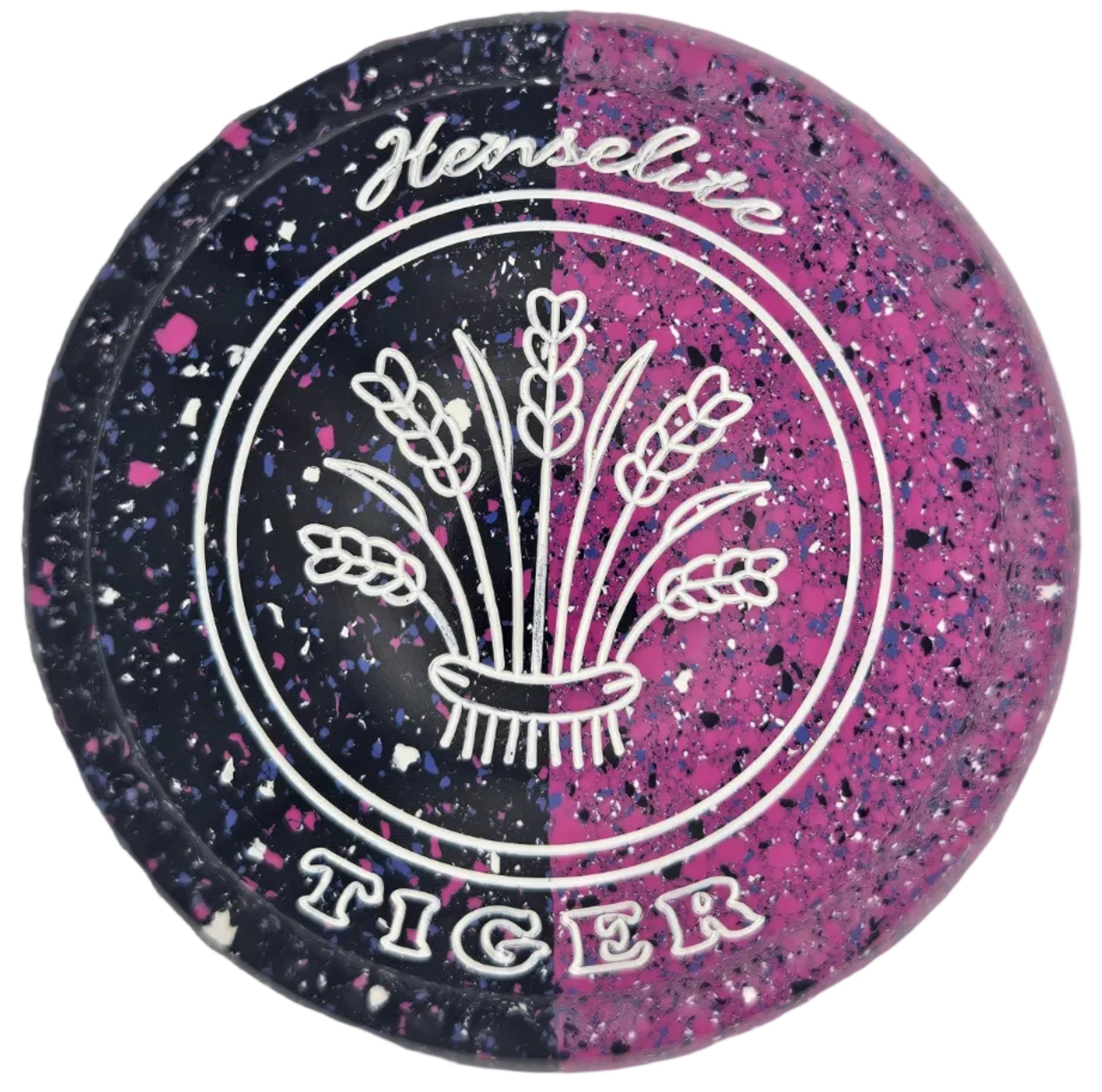 Henselite Tiger 3H *Potters Exclusive Pink Phantom Duo Limited Edition* Wheat Emblem BACK