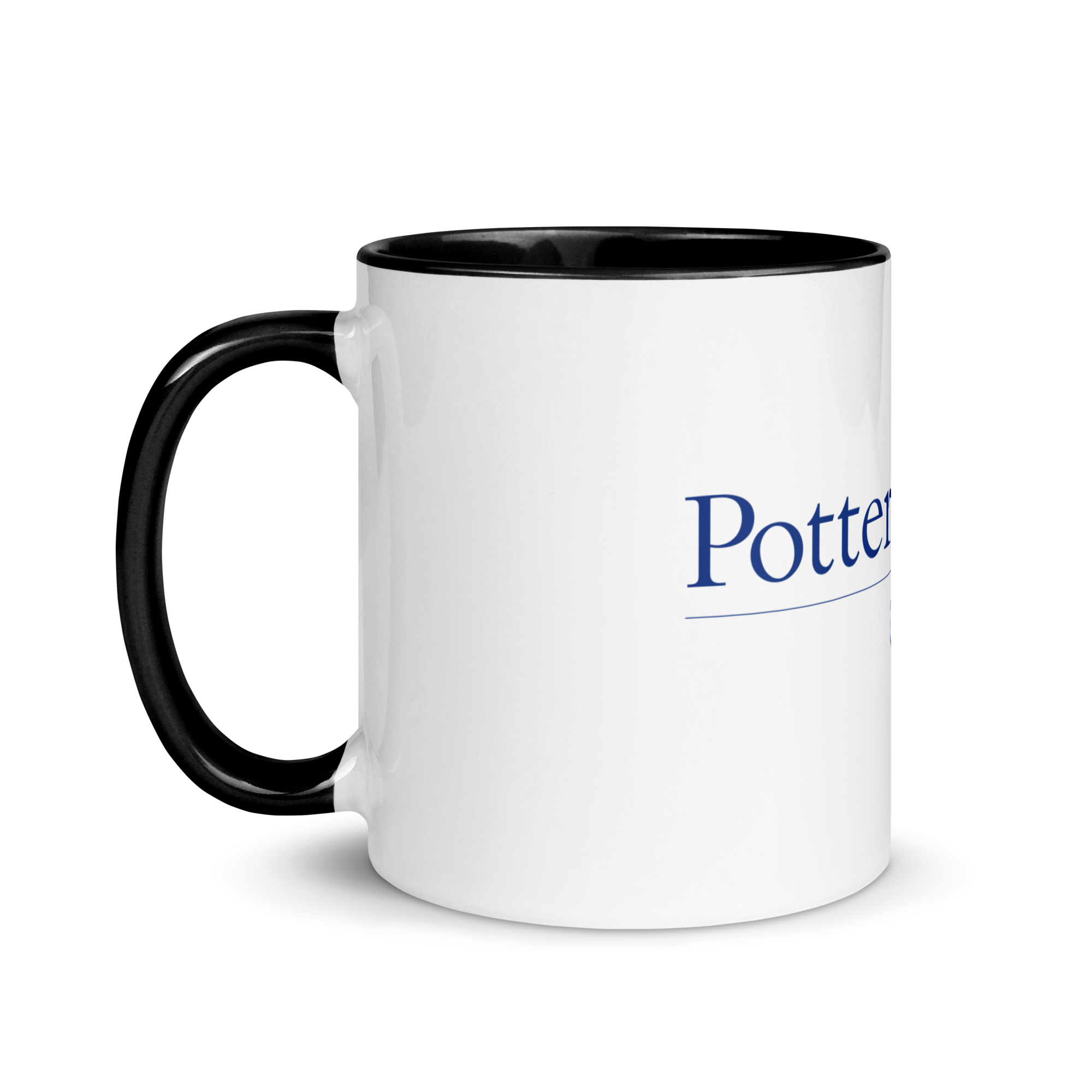 Potters White/Black Mug