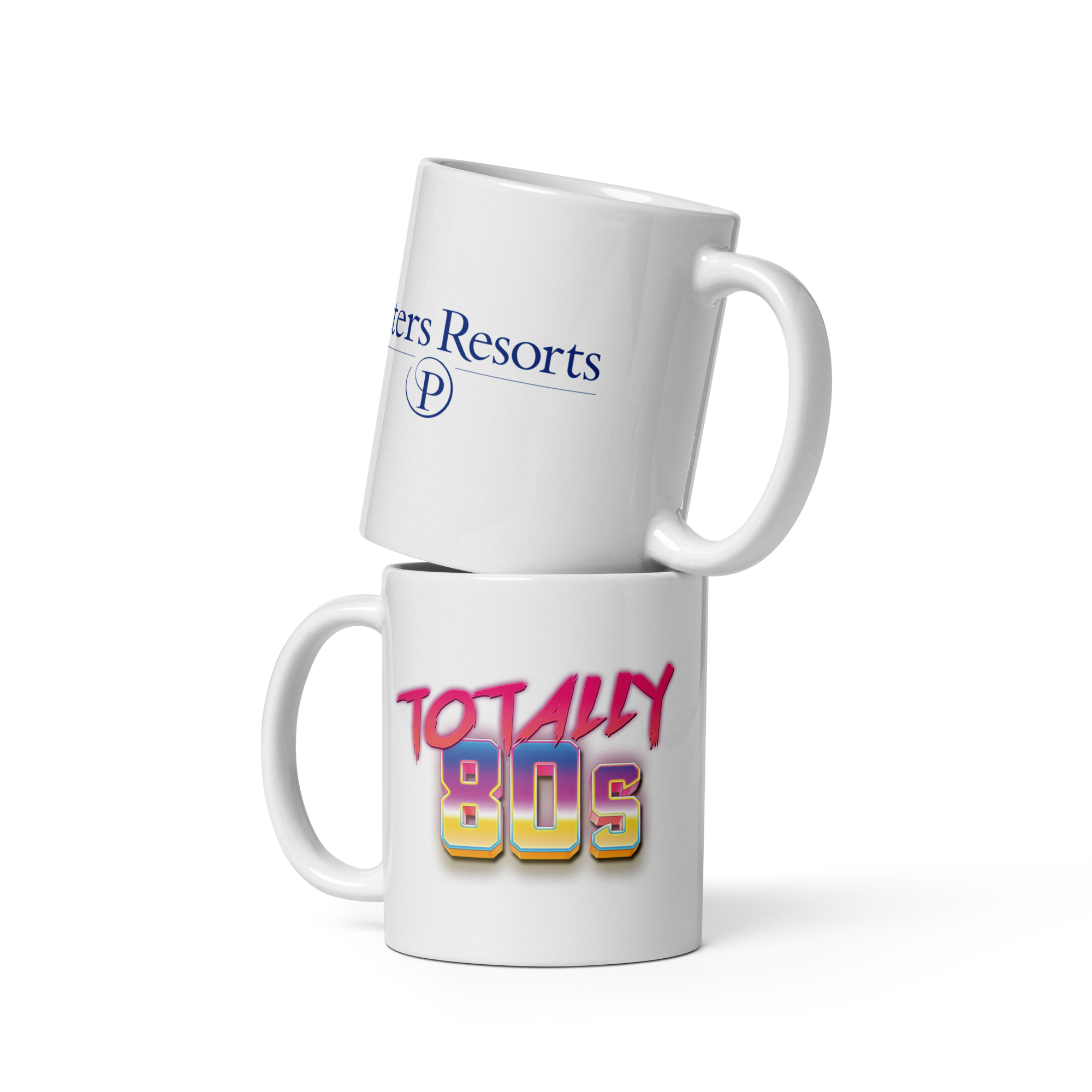 White Totally 80's Mug