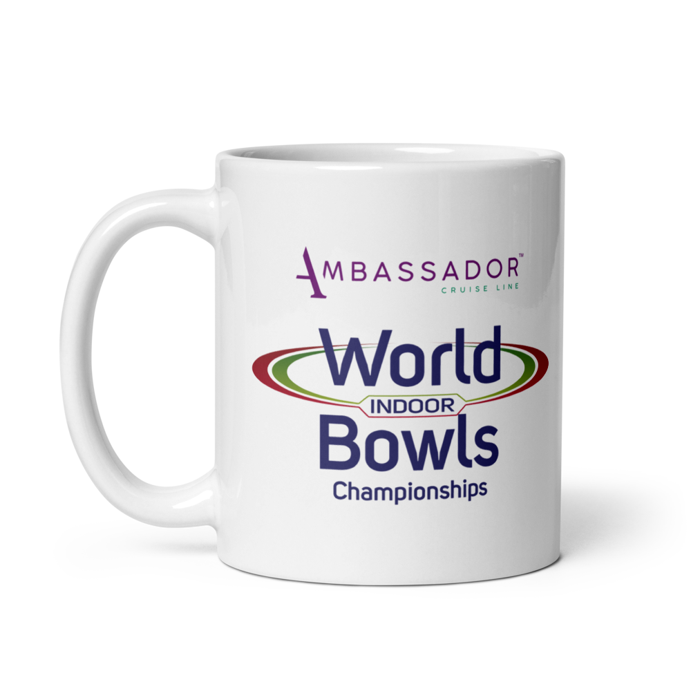 World Bowls Championships White Glossy Mug