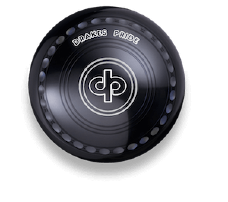 A black bowl with the Drakes Pride logo in the center, indicating it is part of the Advantage model set.