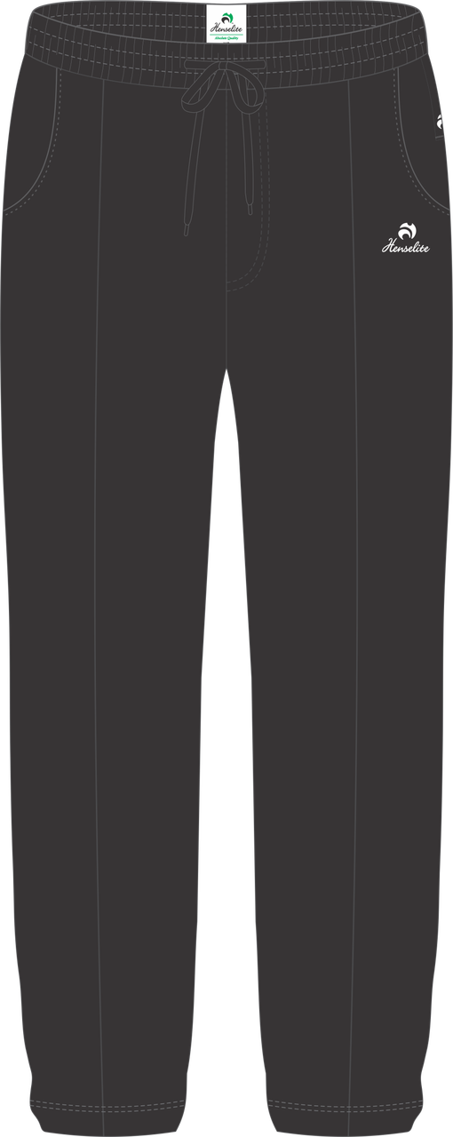 Henselite Sports Trousers Black – lightweight bowls trousers.