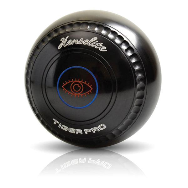 Henselite Tiger Pro Black Bowls FRONT