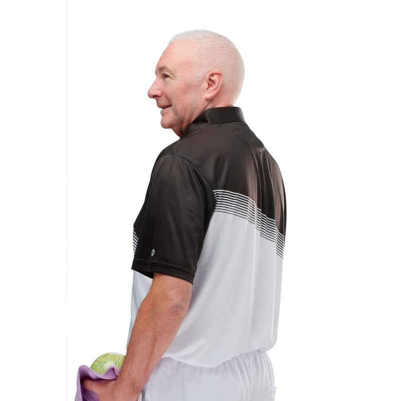 Drakes Pride Gents Orion Polo BLACK BACK