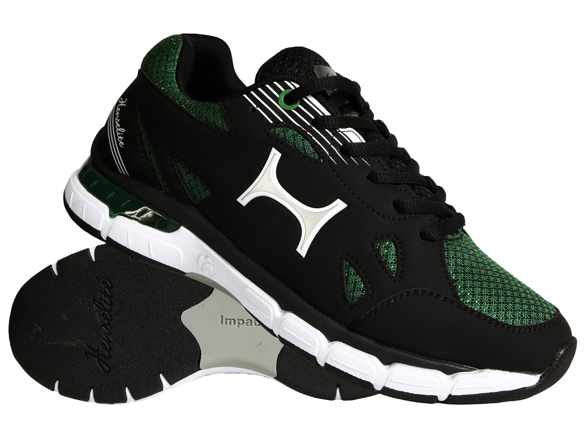 black and green henselite bowls shoe