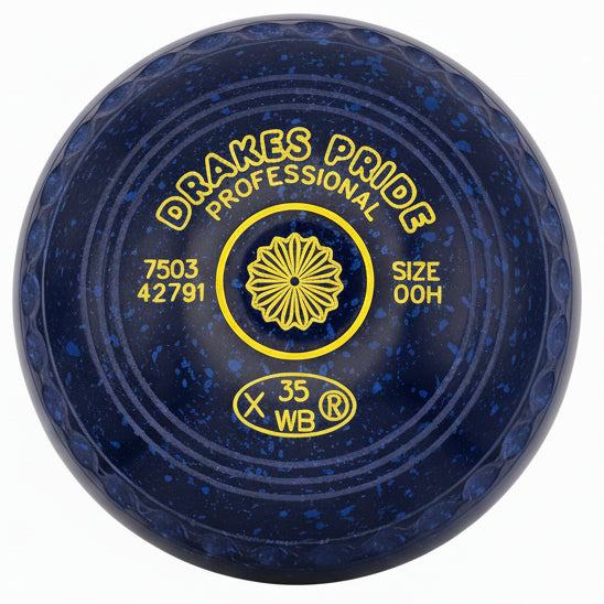 Drakes Pride Professional 00H Blue Blue Geometric 23 Emblem Front 