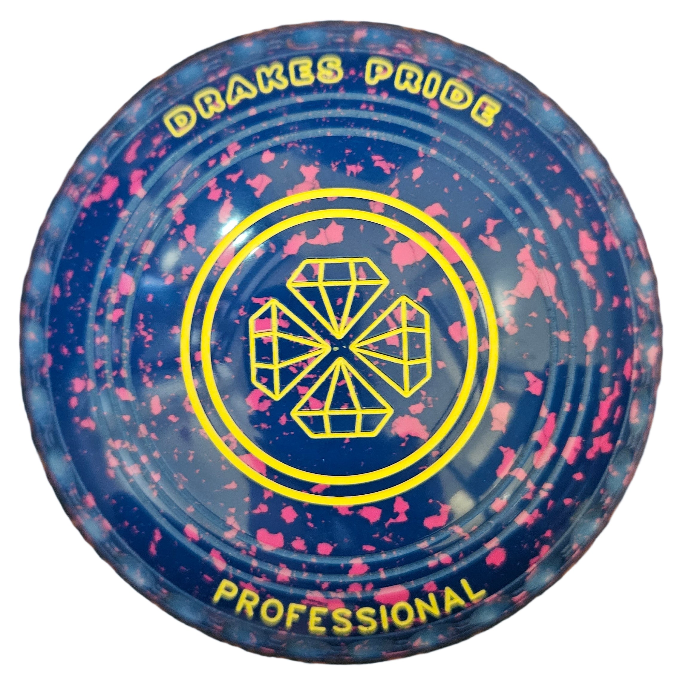 Drakes Pride Professional 0H Blue Pink Diamonds Emblem BACK