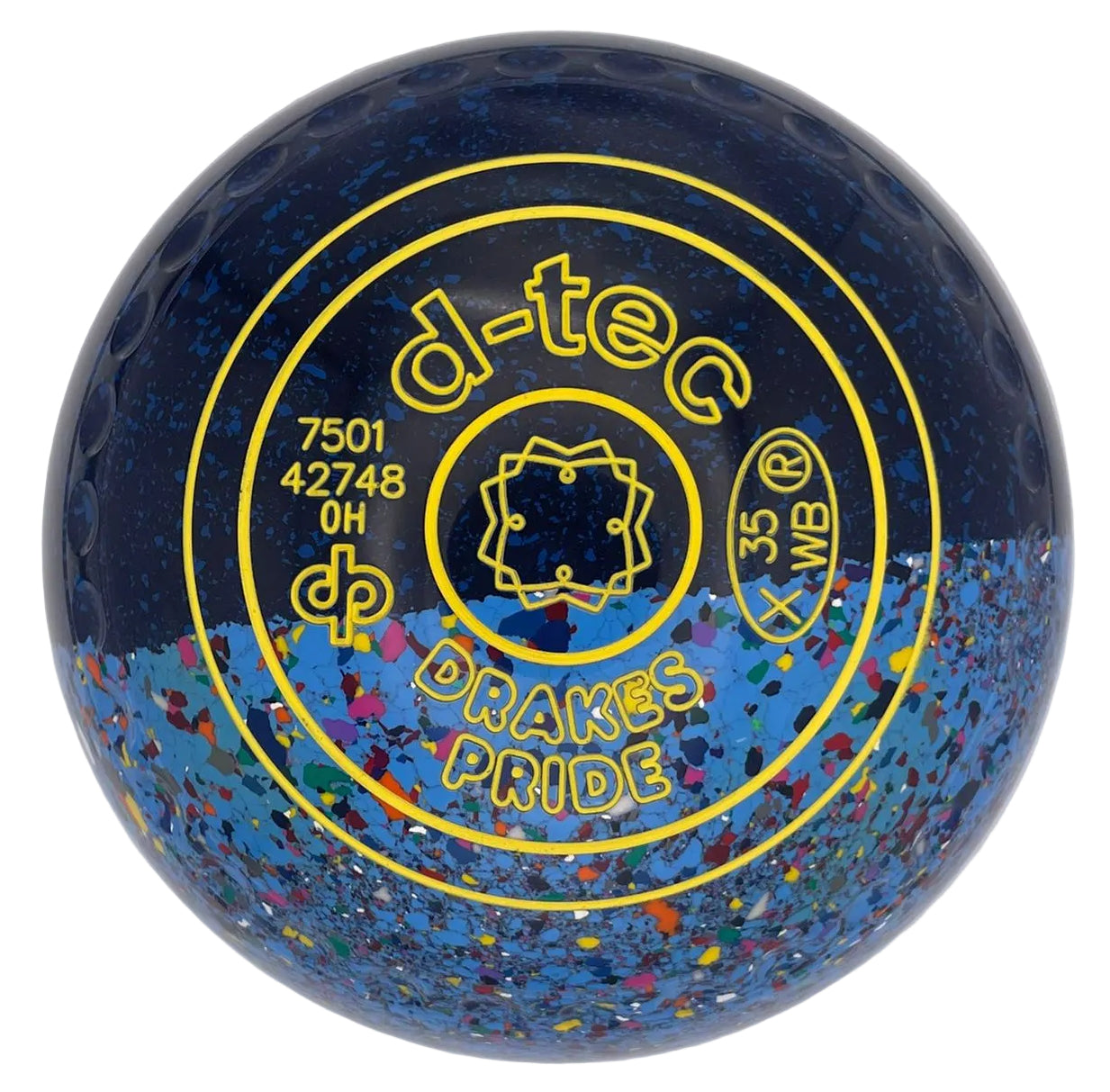 Drakes Pride D-Tec 0H Limited Edition Potters Exclusive Geometric Emblem (FRONT)