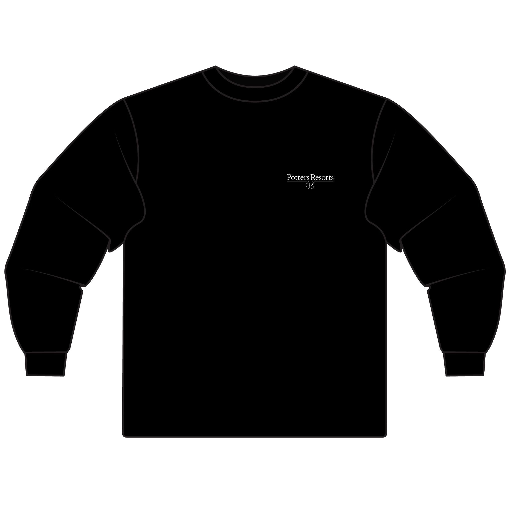 Potters Resorts Unisex Long Sleeve T-Shirt