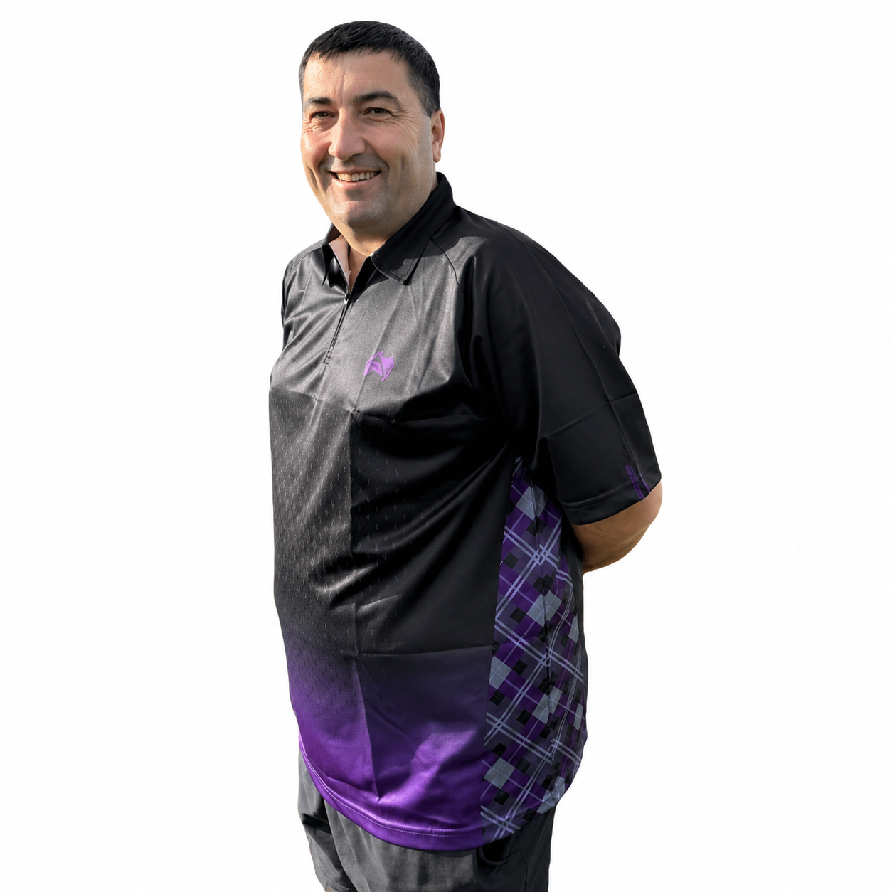 Henselite Tartan Gradient Polo Shirt Unisex Range