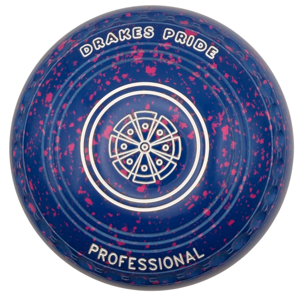 Drakes Pride Professional 0H Blue Pink Geo Wheel Emblem Back 