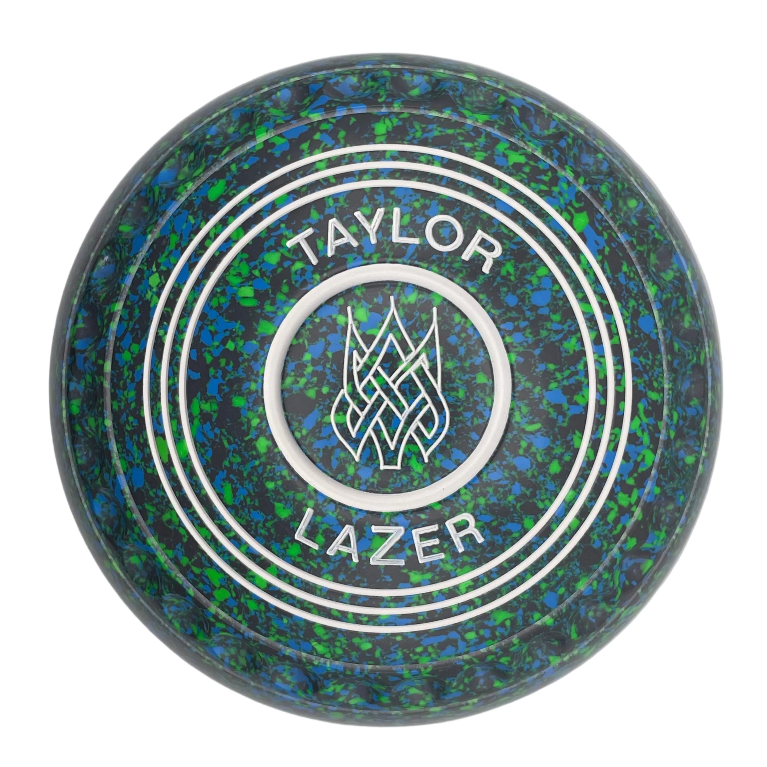 Taylor Lazer 1H Iced Lime Knotted Diamond Emblem Back