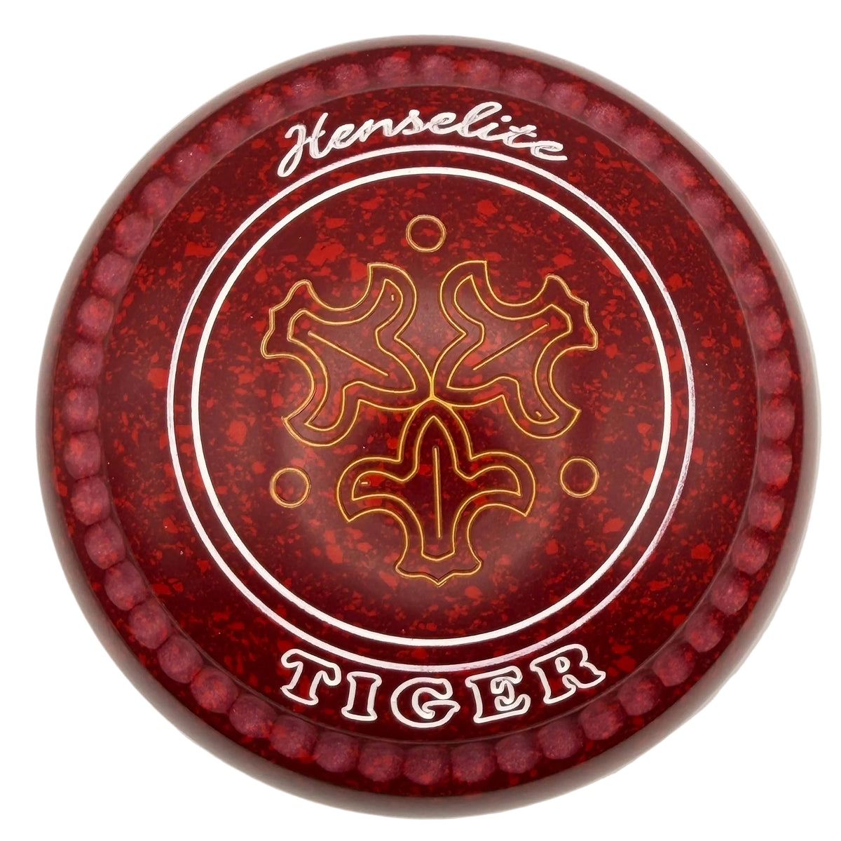 Henselite Tiger 00H Ruby Rich Geometric Emblem Back 