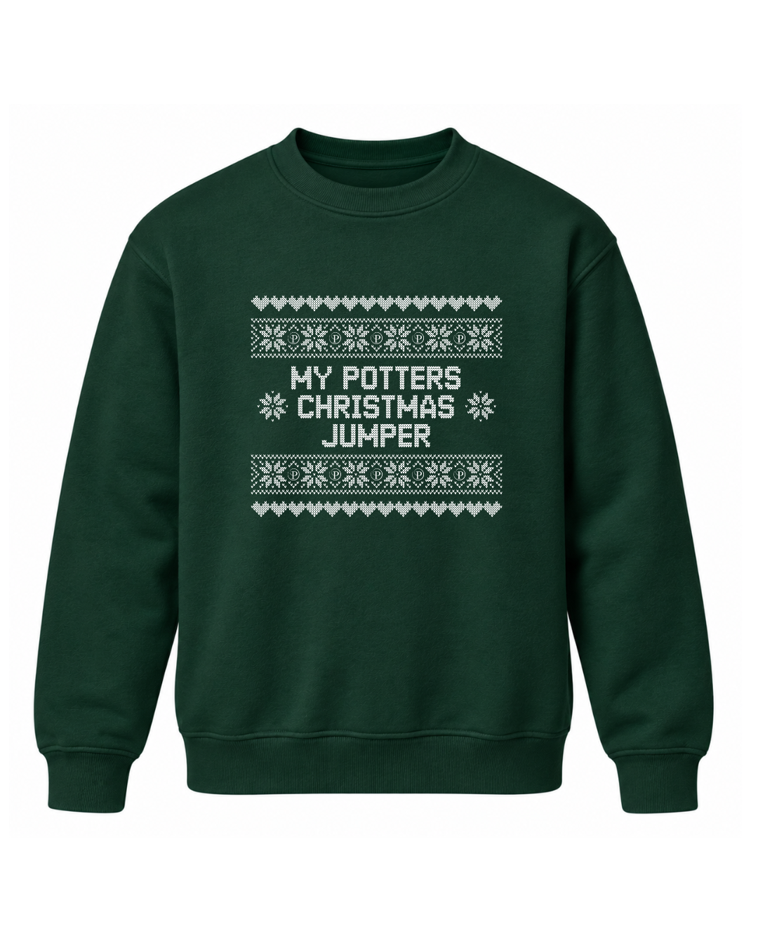 Potters Exclusive “My Potters Christmas Jumper” Adult Sweatshirt