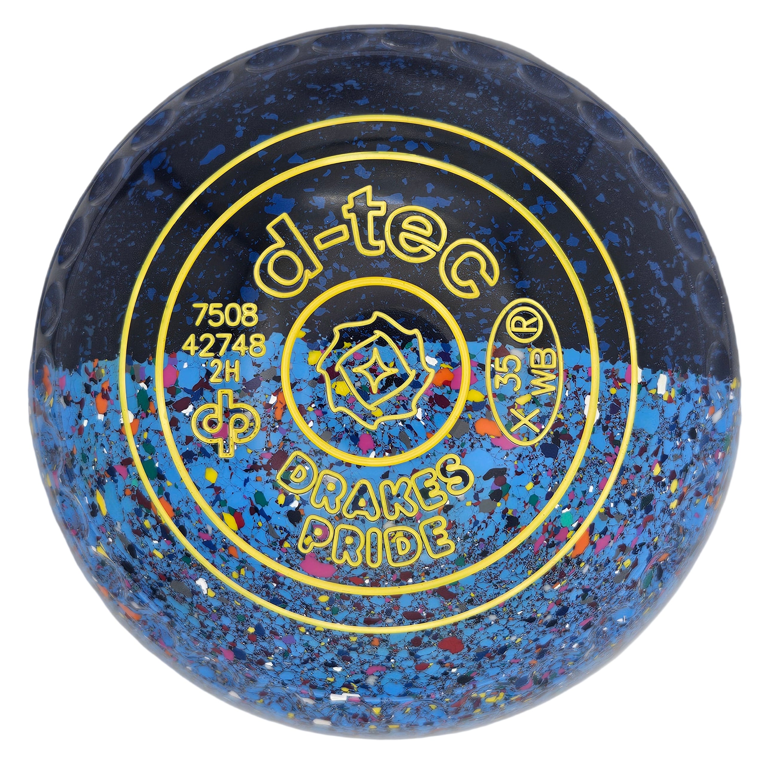 Drakes Pride D-Tec 2H Limited Edition Potters Exclusive 50/50 Geometric Emblem (FRONT)