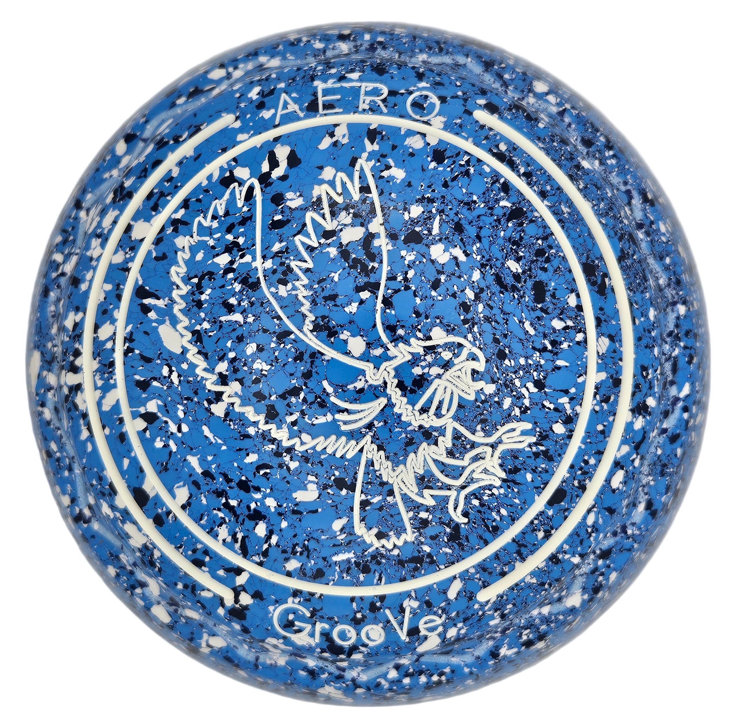 Aero Groove 2H Speckled Shark Z-Scoop Eagle Emblem (BACK)