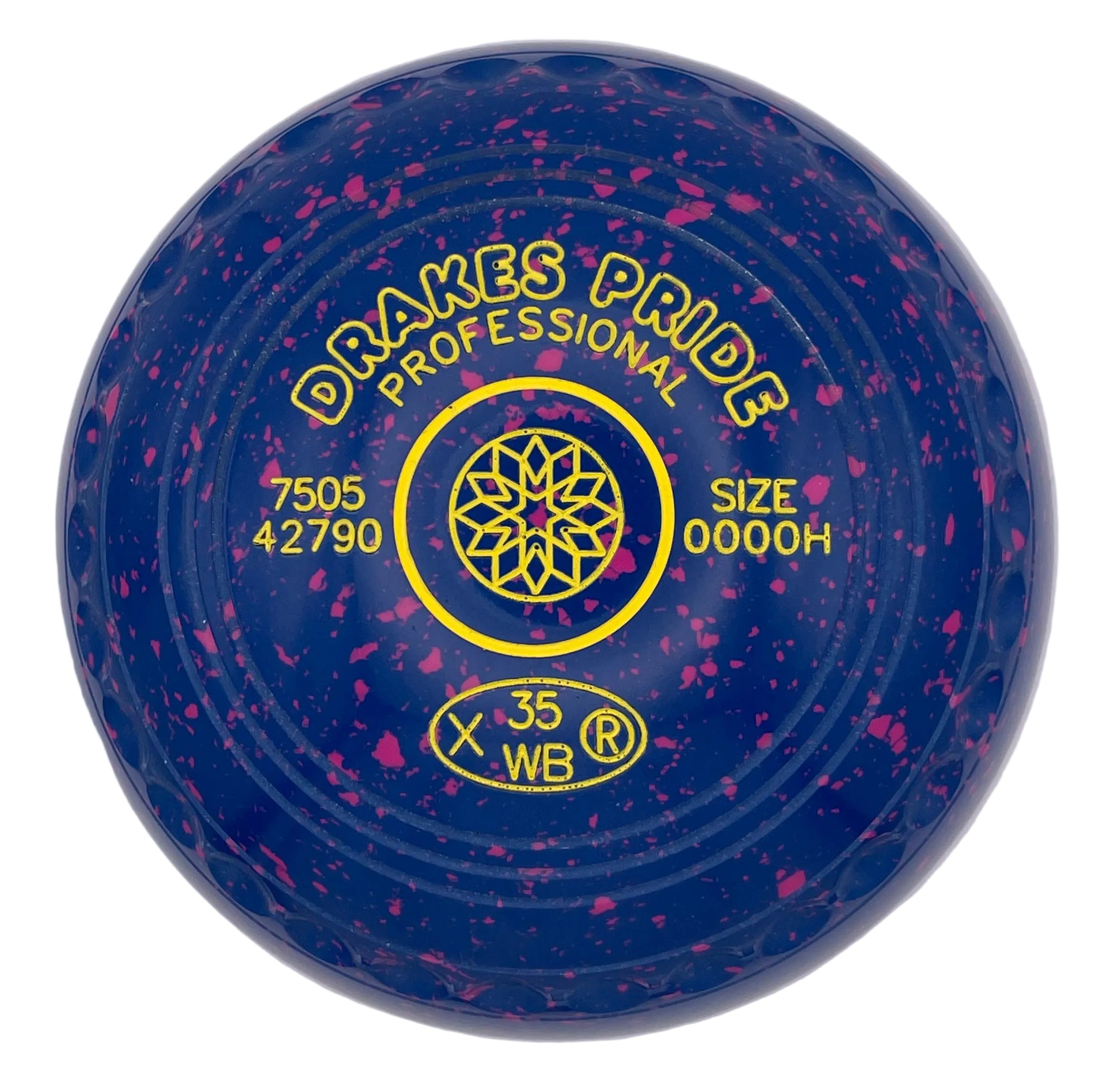 Drakes Pride Professional 0000H Blue Pink Geo 20 Emblem  Front 