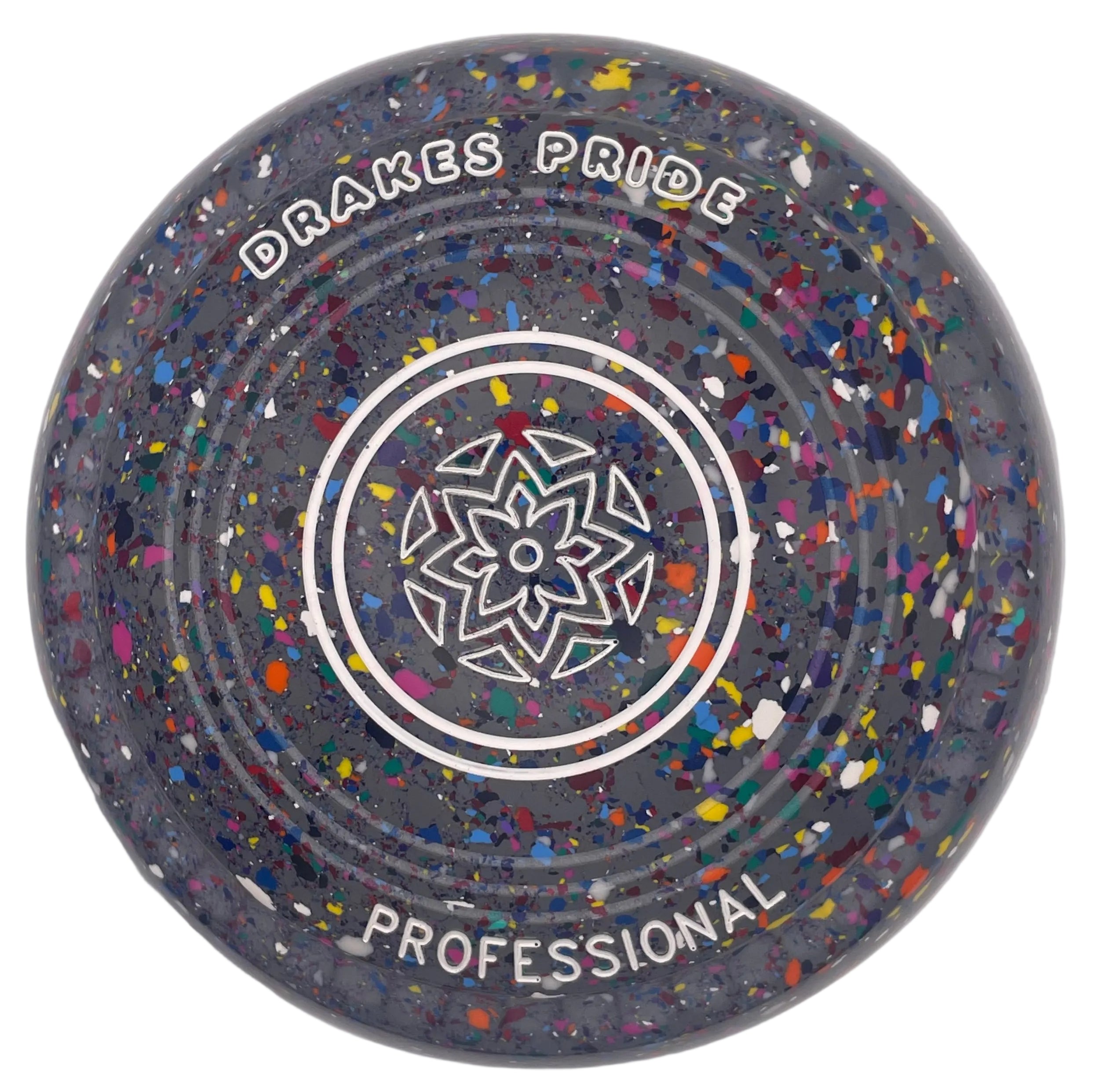 Drakes Pride Pro 50 3H Grey Harlequin Geo 10 Emblem Back