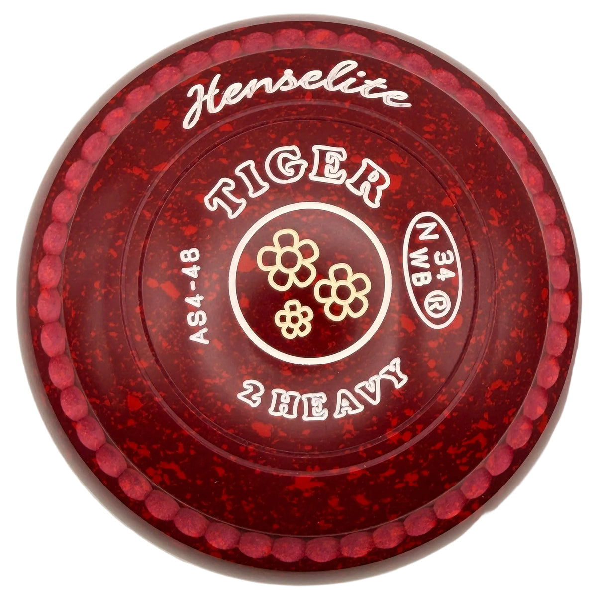 Henselite Tiger 2H Ruby Rich Flower Emblem Front