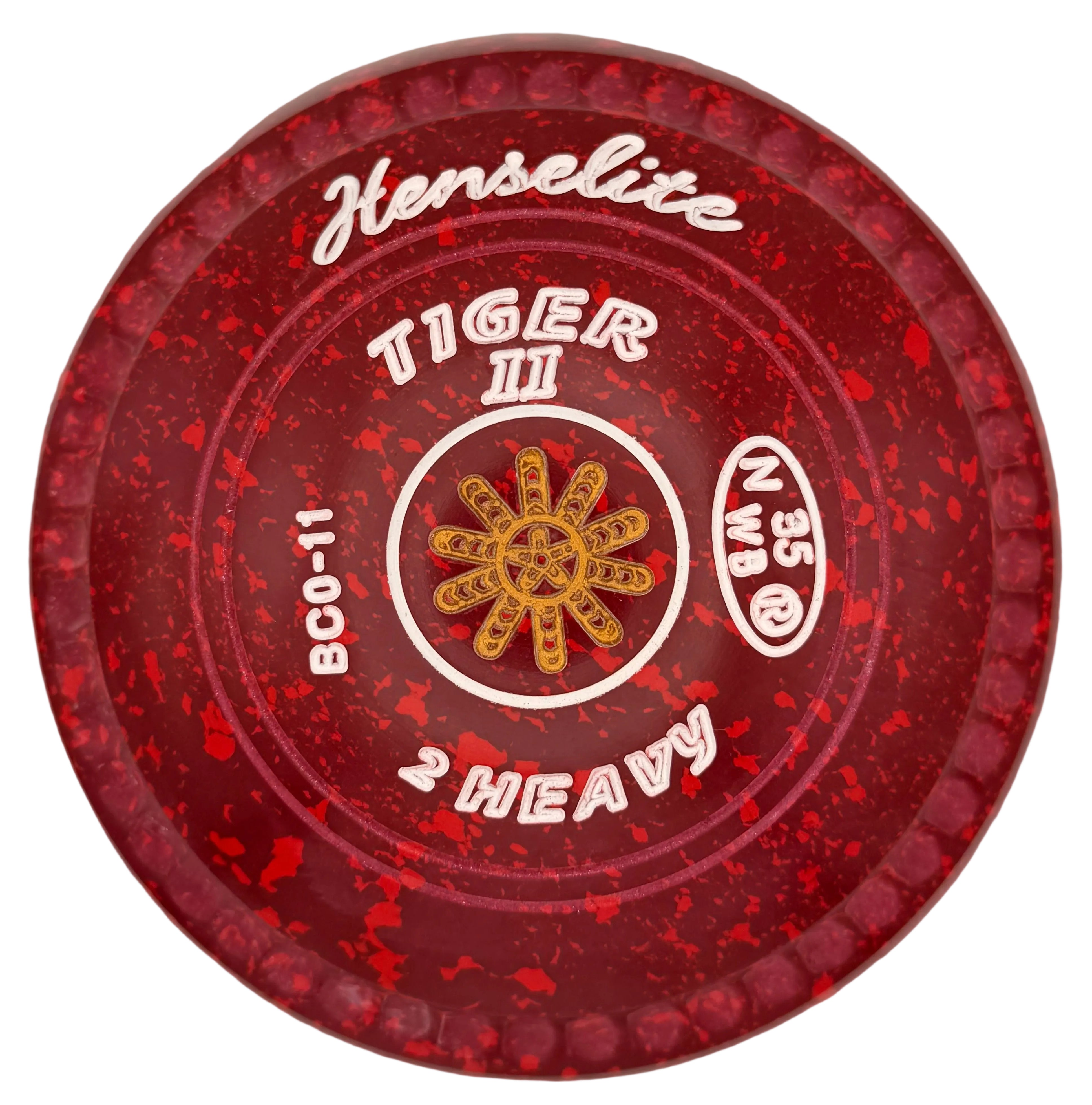 Henselite Tiger II 2H Ruby Rich Geometric Star Emblem front