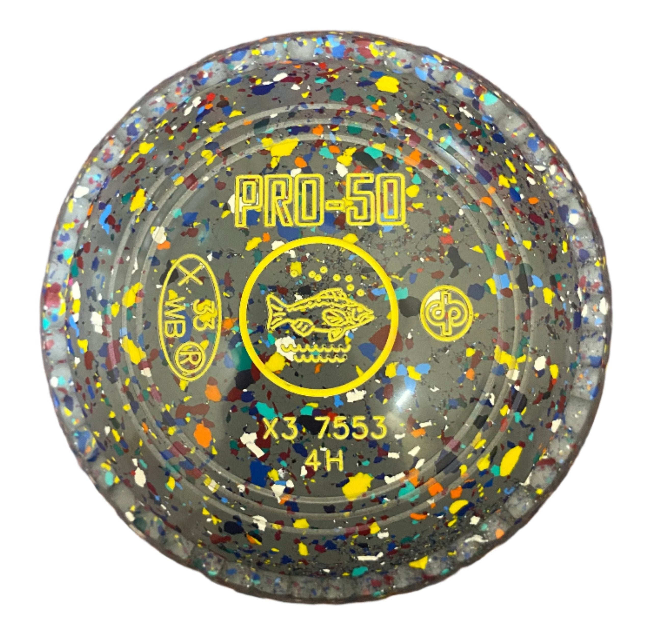 Drakes Pride Pro 50 4H Grey Harlequin Fish Emblem (R.S)