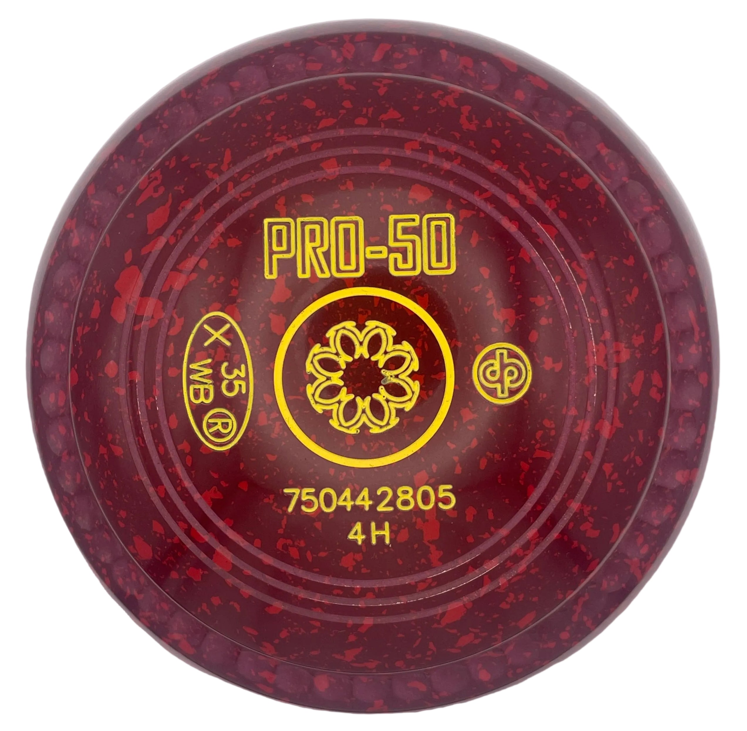 Drakes Pride Pro 50 4H Maroon Red Geo 8 Emblem Front