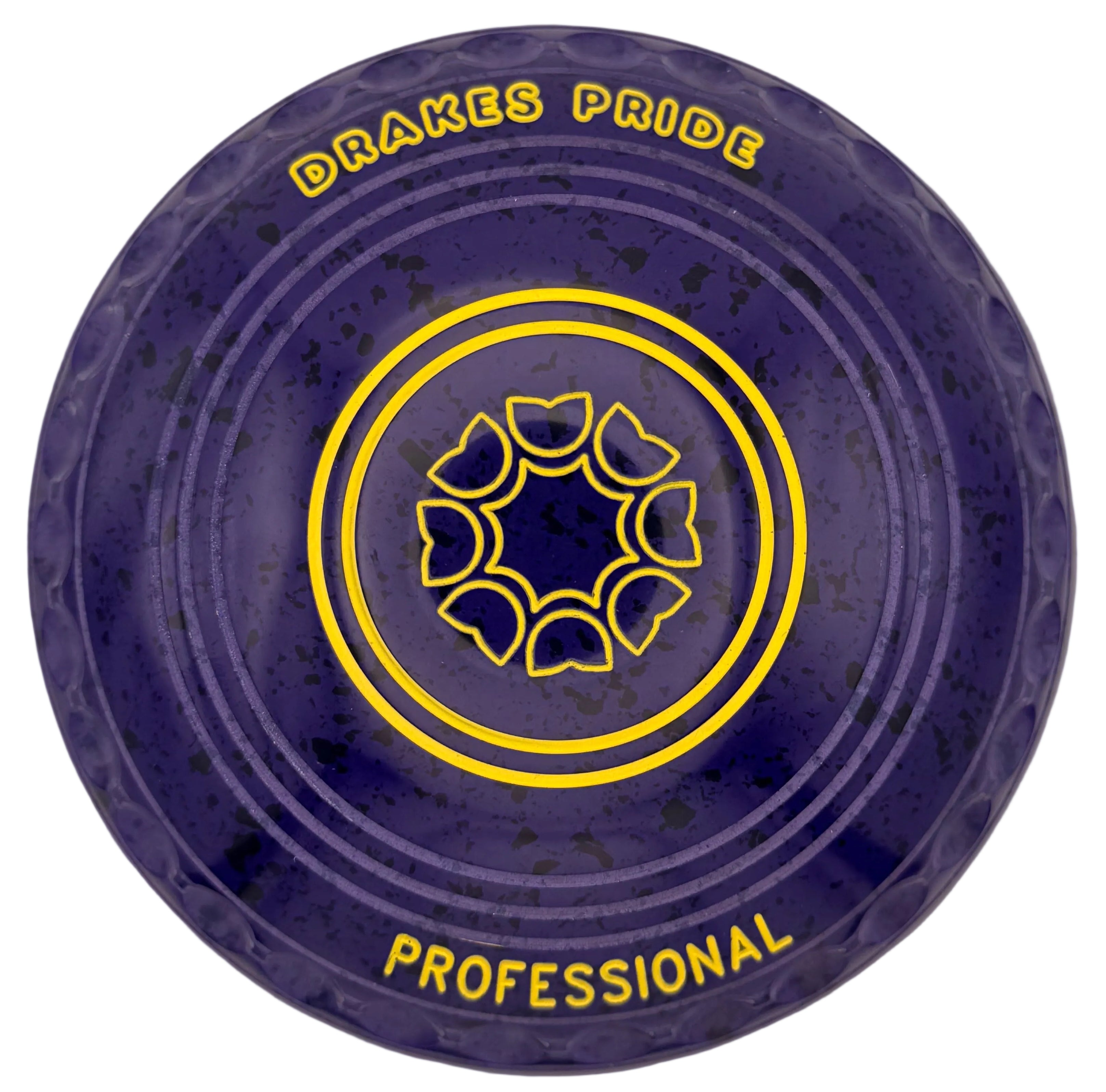 Drakes Pride Professional 000H Purple Blue Geo 7 Emblem Back 