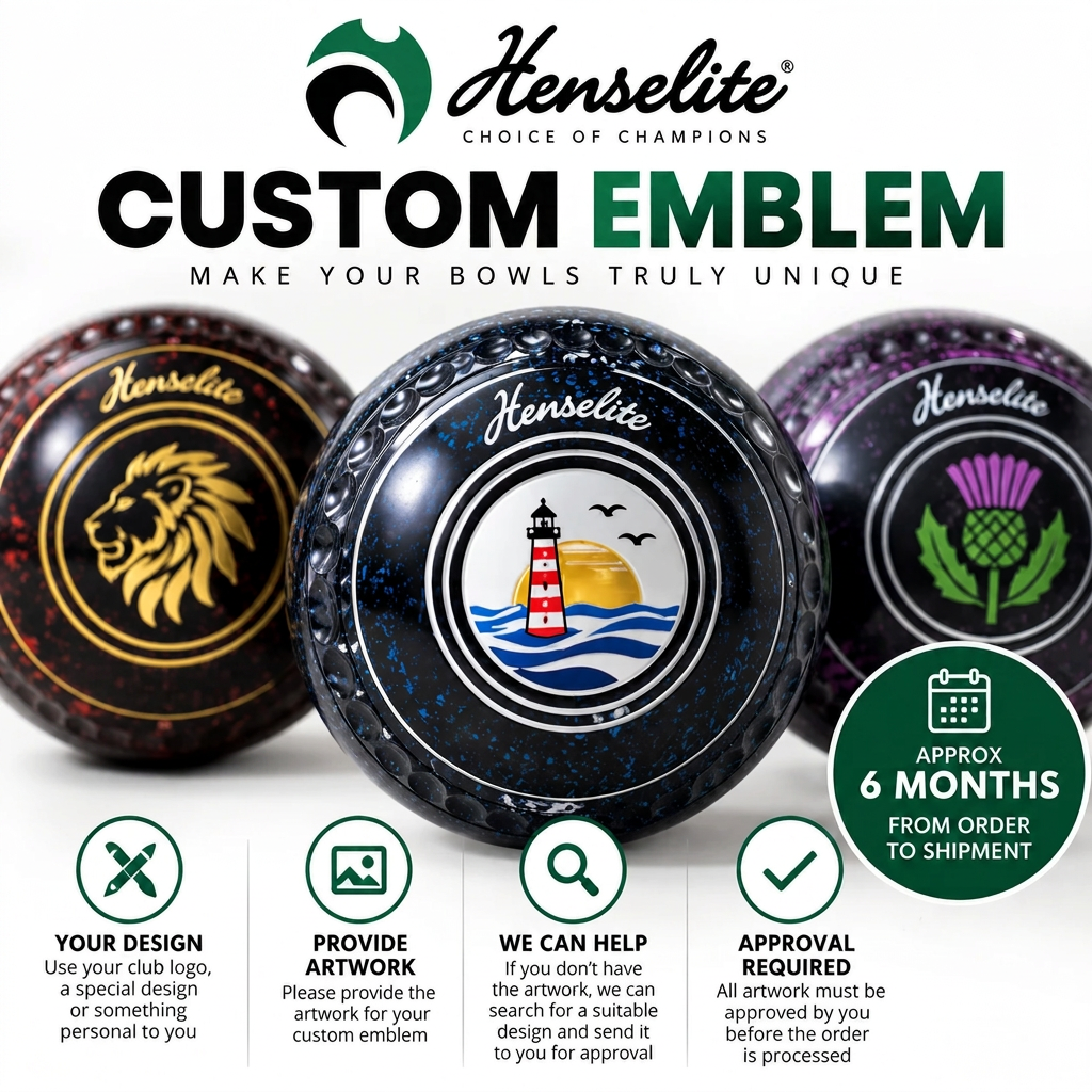 Henselite Bowls – Custom Emblem Upgrade