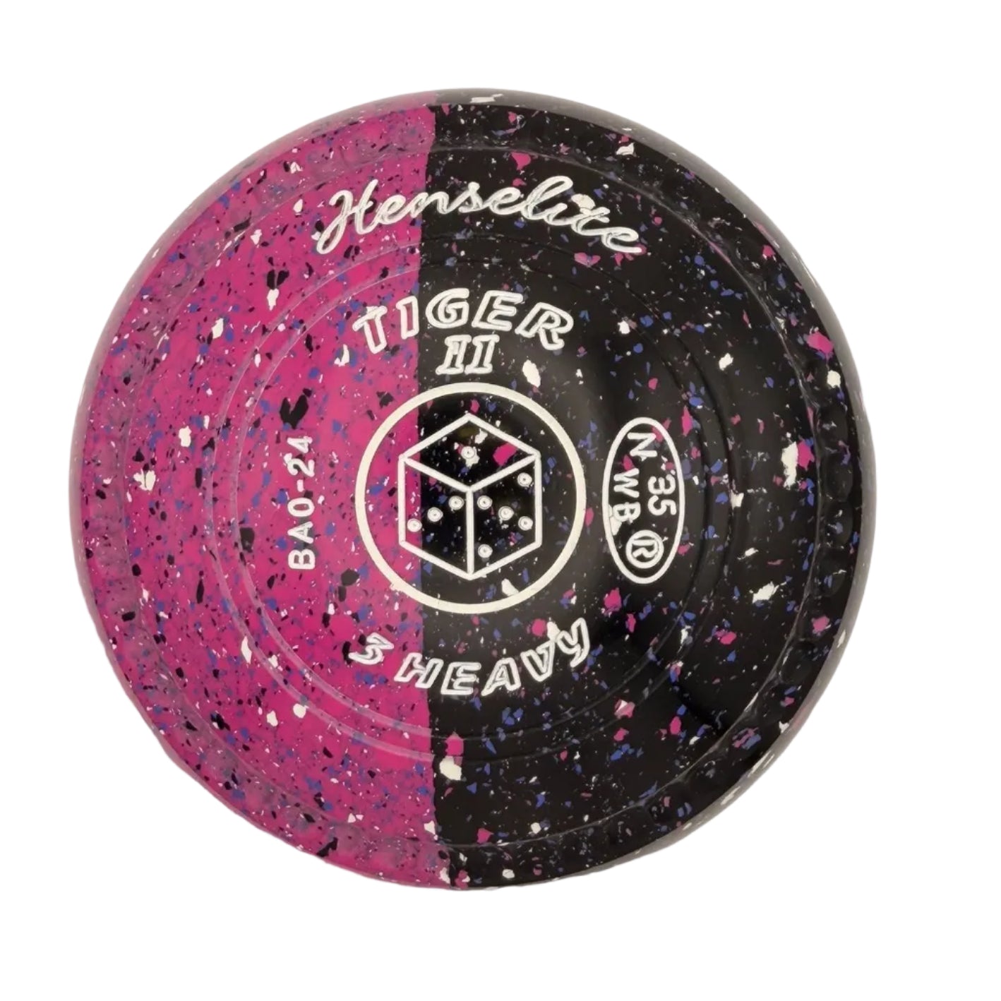 Henselite Tiger II 3H *Potters Exclusive Pink Phantom Duo Limited Edition* Dice Emblem FRONT 