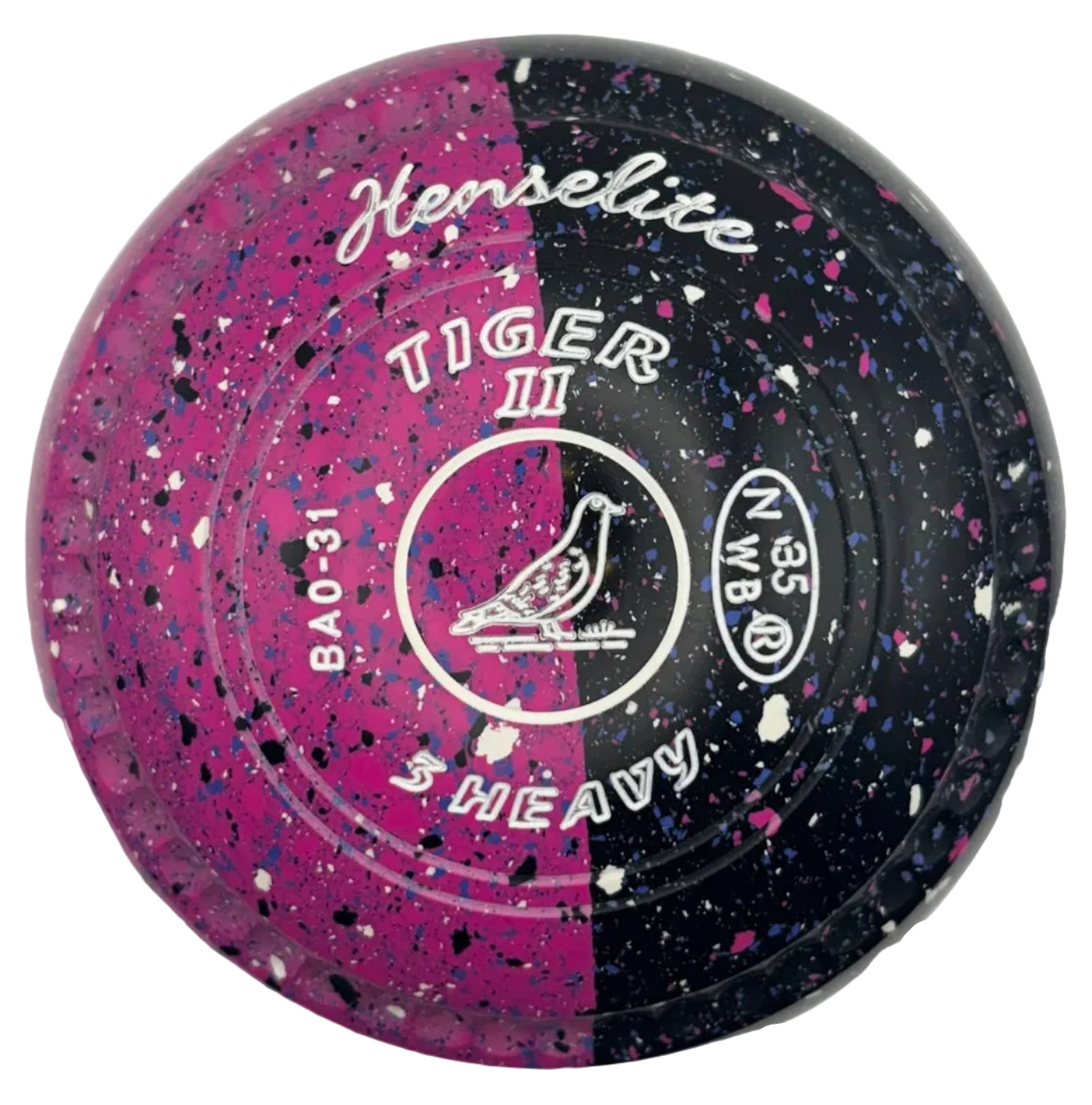 Henselite Tiger II *Potters Exclusive Pink Phantom Duo Limited Edition* Bird Emblem front 