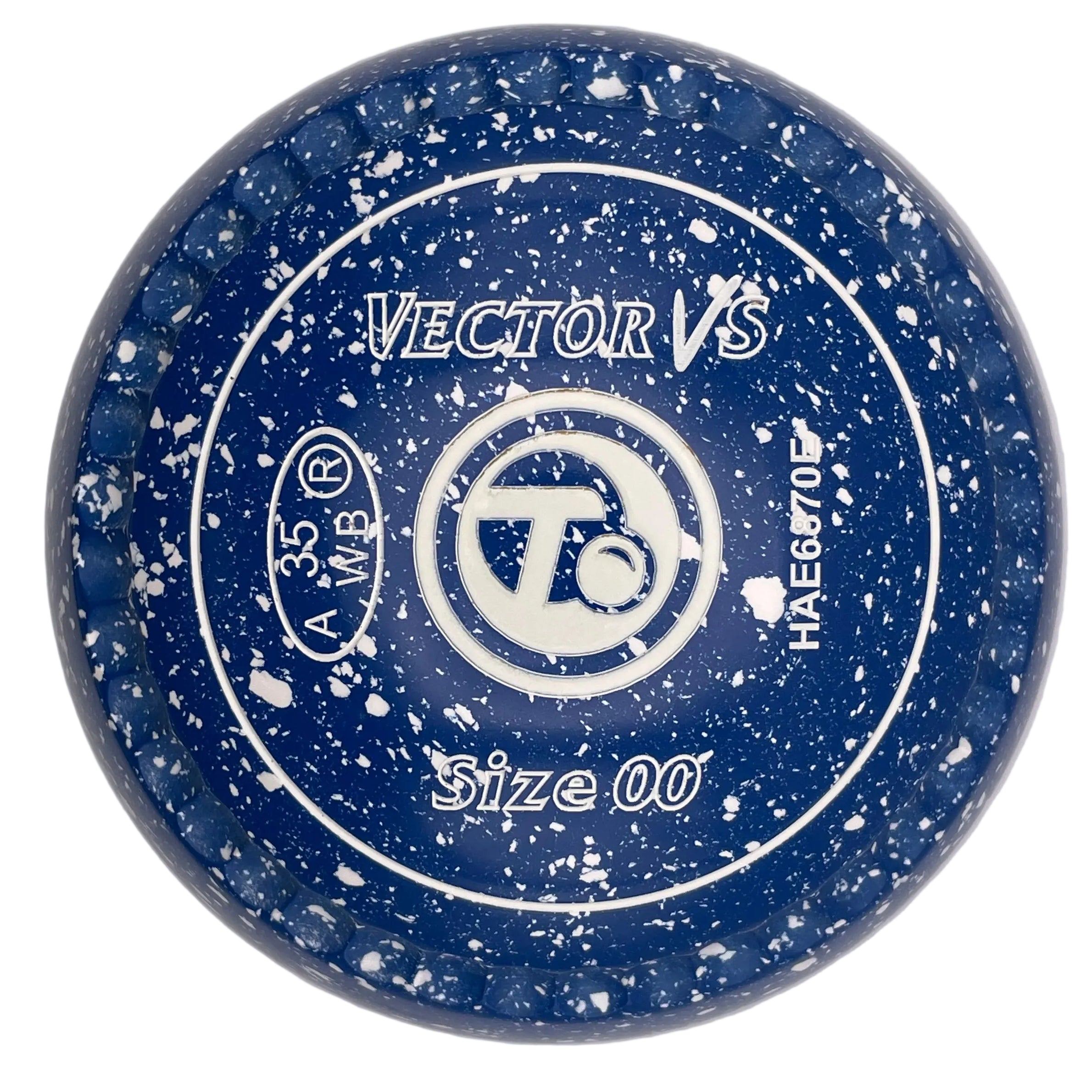 Taylor Vector Vs 00H Blue White Taylor Logo Xtreme Grip Front 