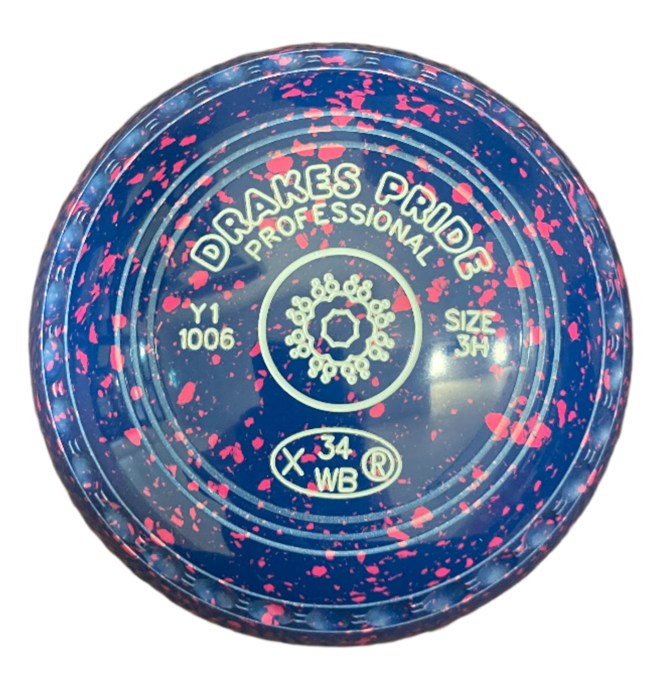 Drakes Pride Professional 3H Blue Pink Geometric Emblem