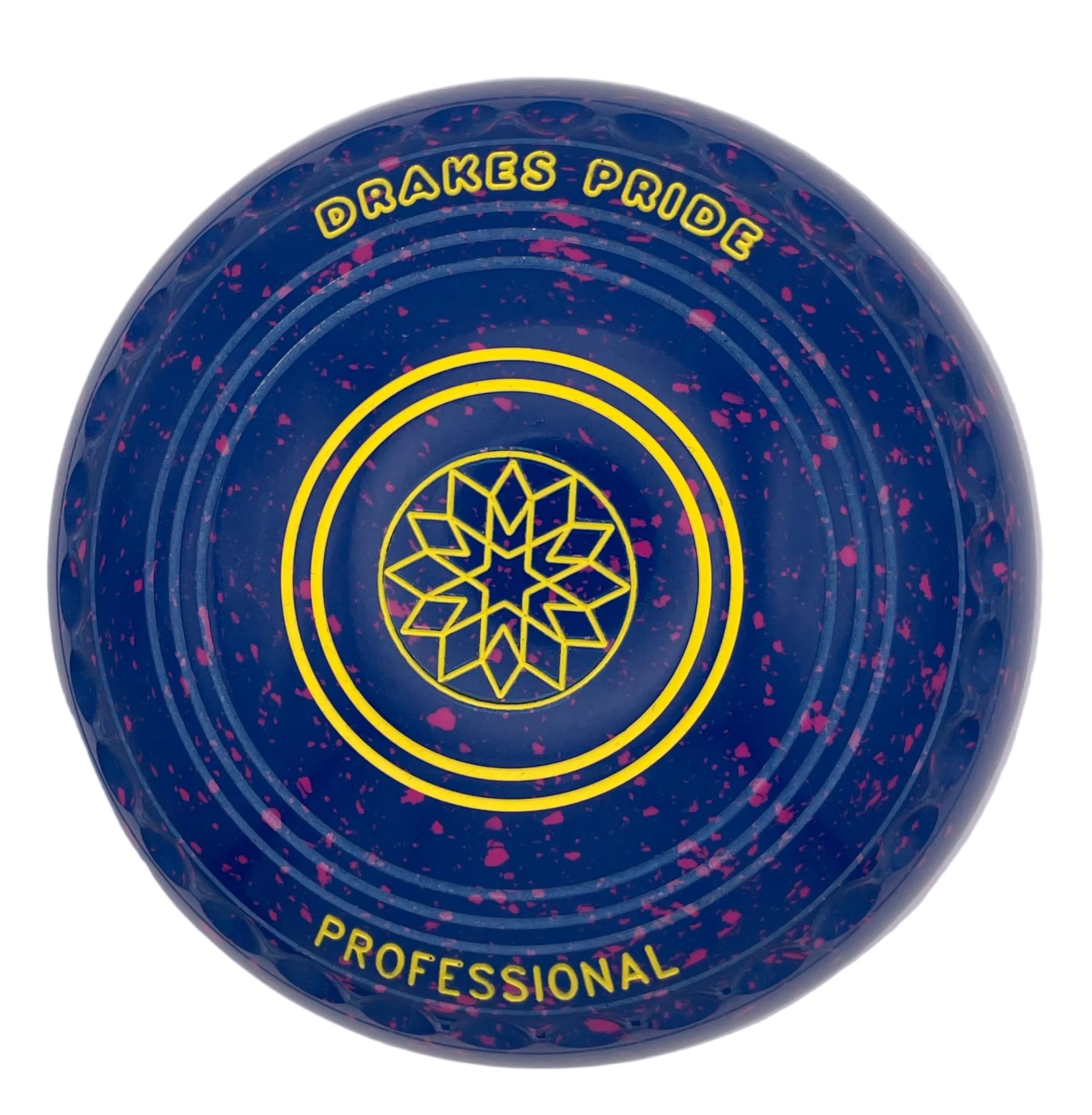 Drakes Pride Professional 0000H Blue Pink Geo 20 Emblem Back