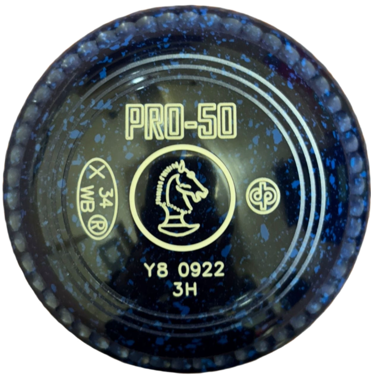 Drakes Pride Pro 50 3h Blue Blue Chess Piece Emblem 