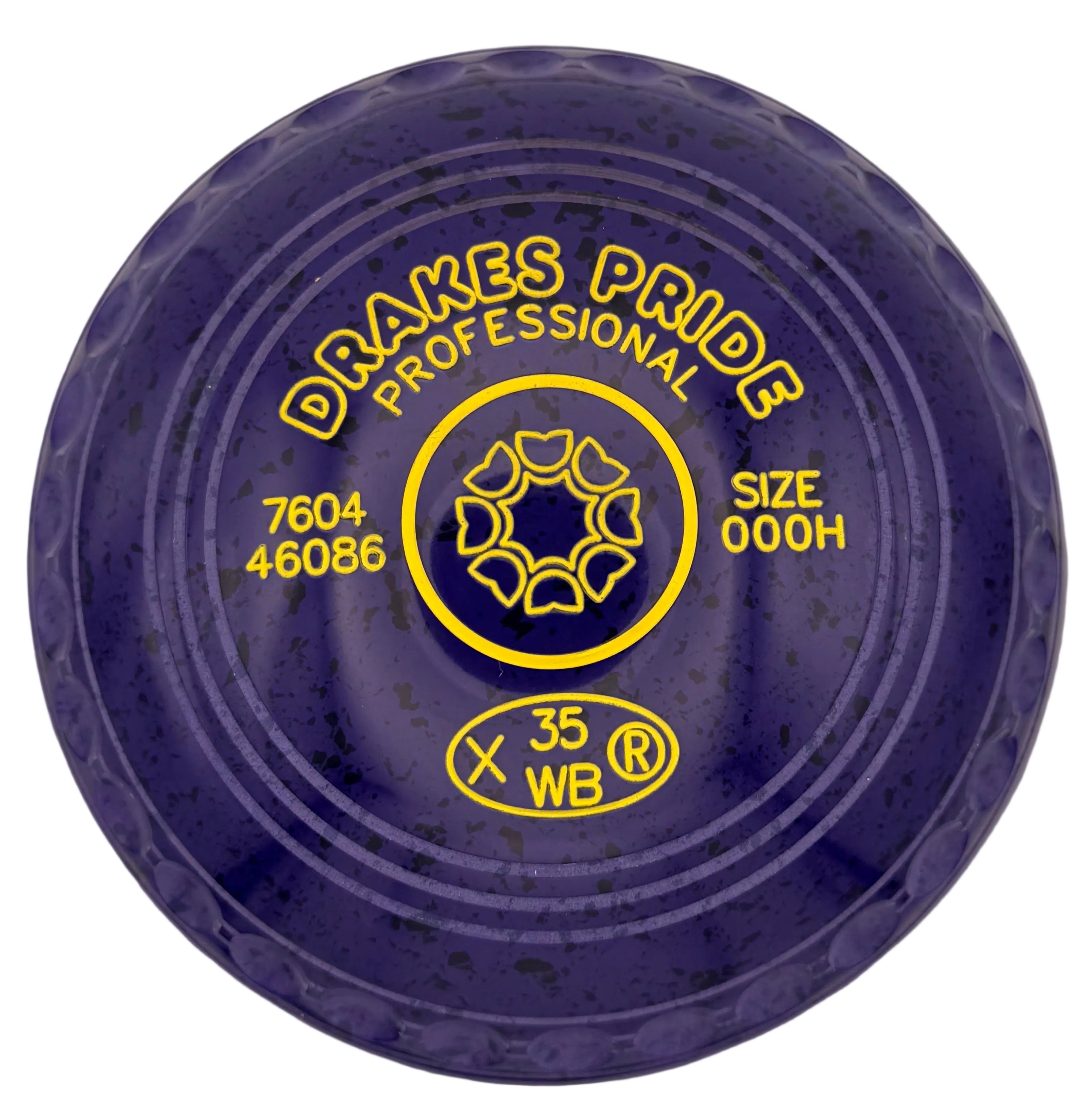 Drakes Pride Professional 000H Purple Blue Geo 7 Emblem Front 