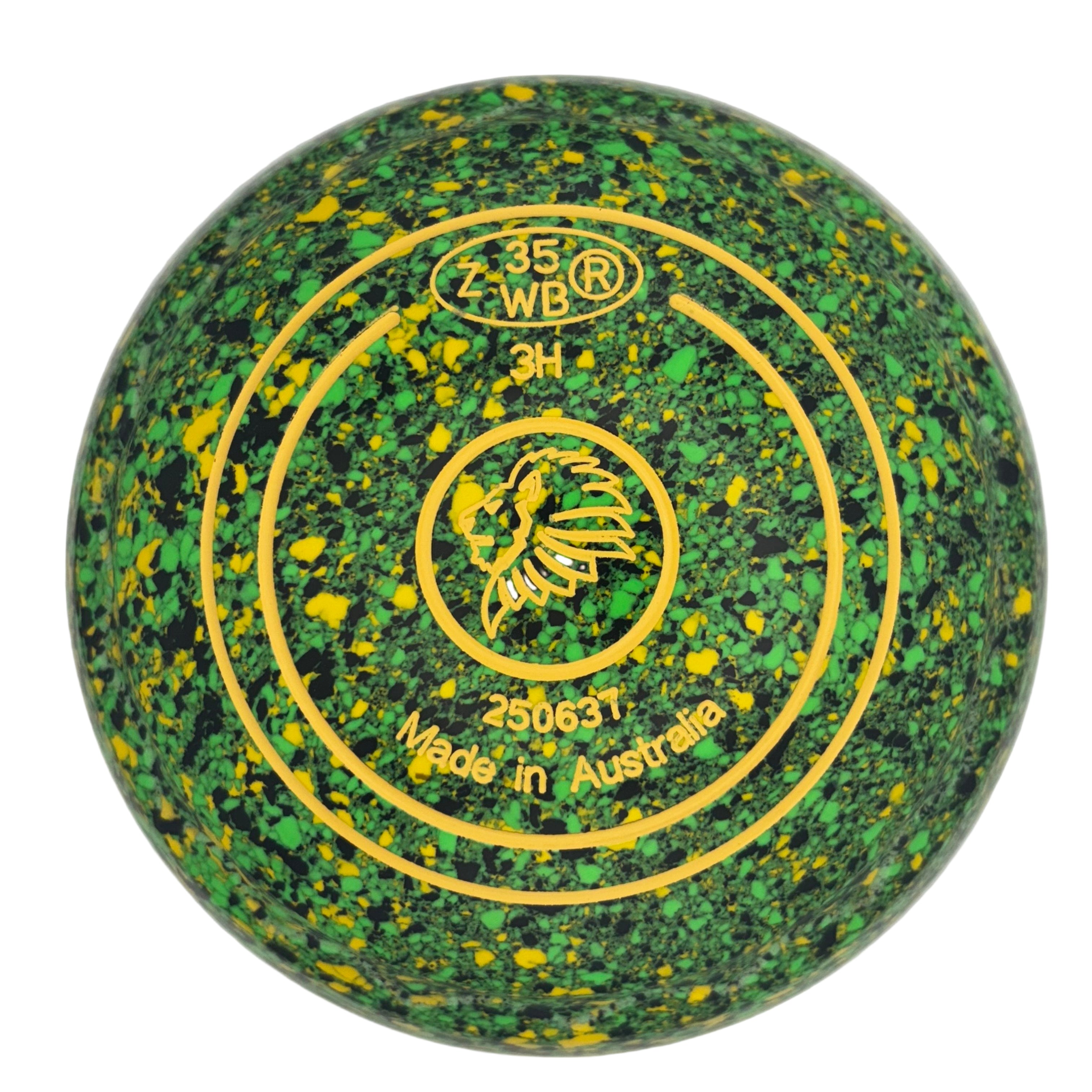 Aero Groove 3H Speckled Jungle Z-Scoop Lionhead Emblem Back