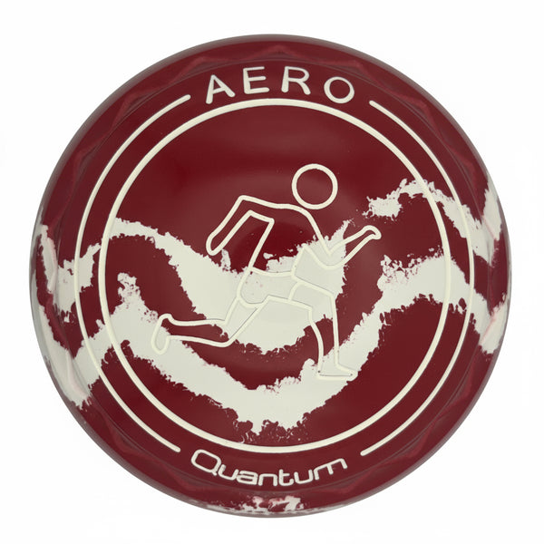 Aero Quantum 1H Solid Red White Swirl Runner Z-Scoop Bowls