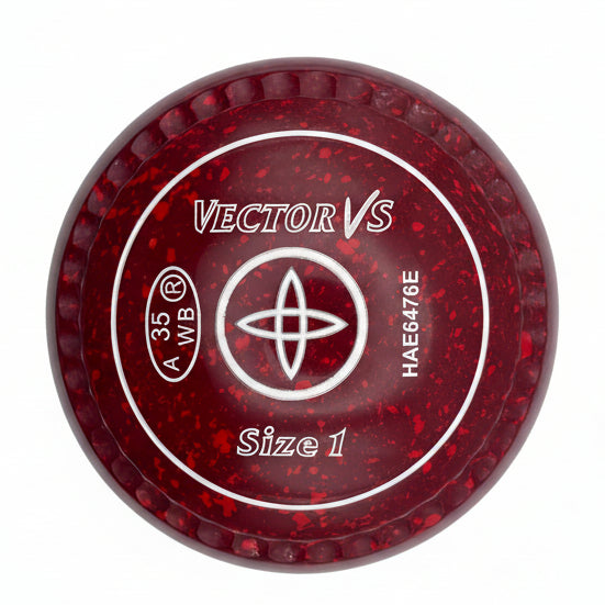 Taylor Vector Vs 1H Maroon Red Four - Pointed Star Emblem Xtreme Grip Front